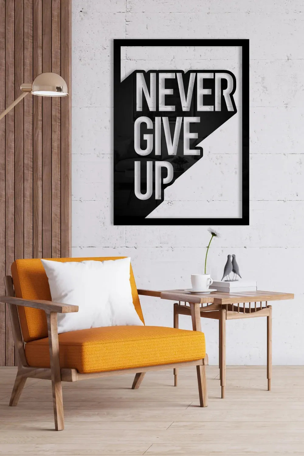 Never give up