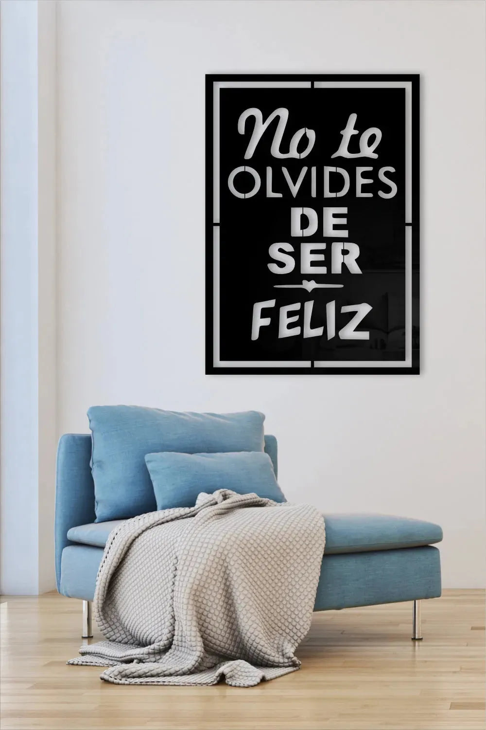No Te Olvides De Ser Feliz - Cuadro decorativo | Cortayrecorta.es