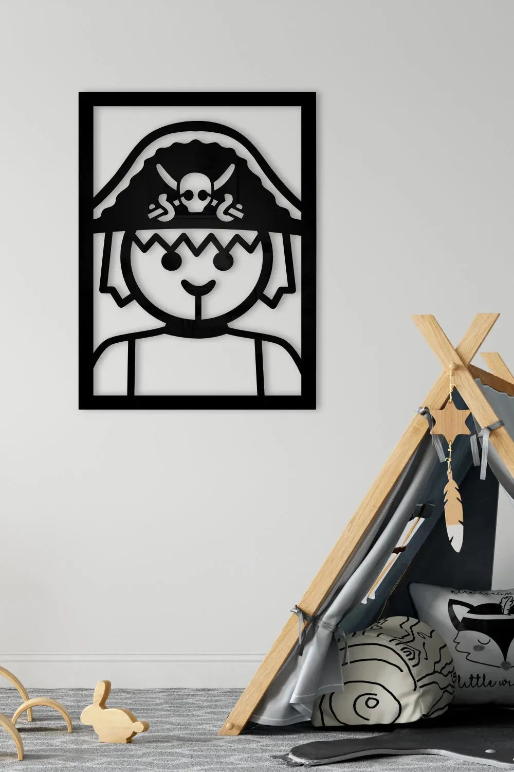 Pirata Play Mobil - Cuadro decorativo | Cortayrecorta.es