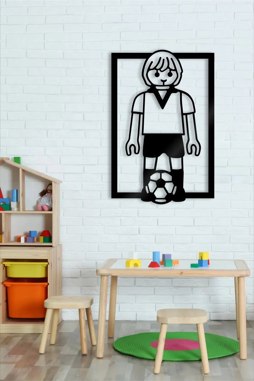 Play mobil soccer - Cuadro decorativo | Cortayrecorta.es