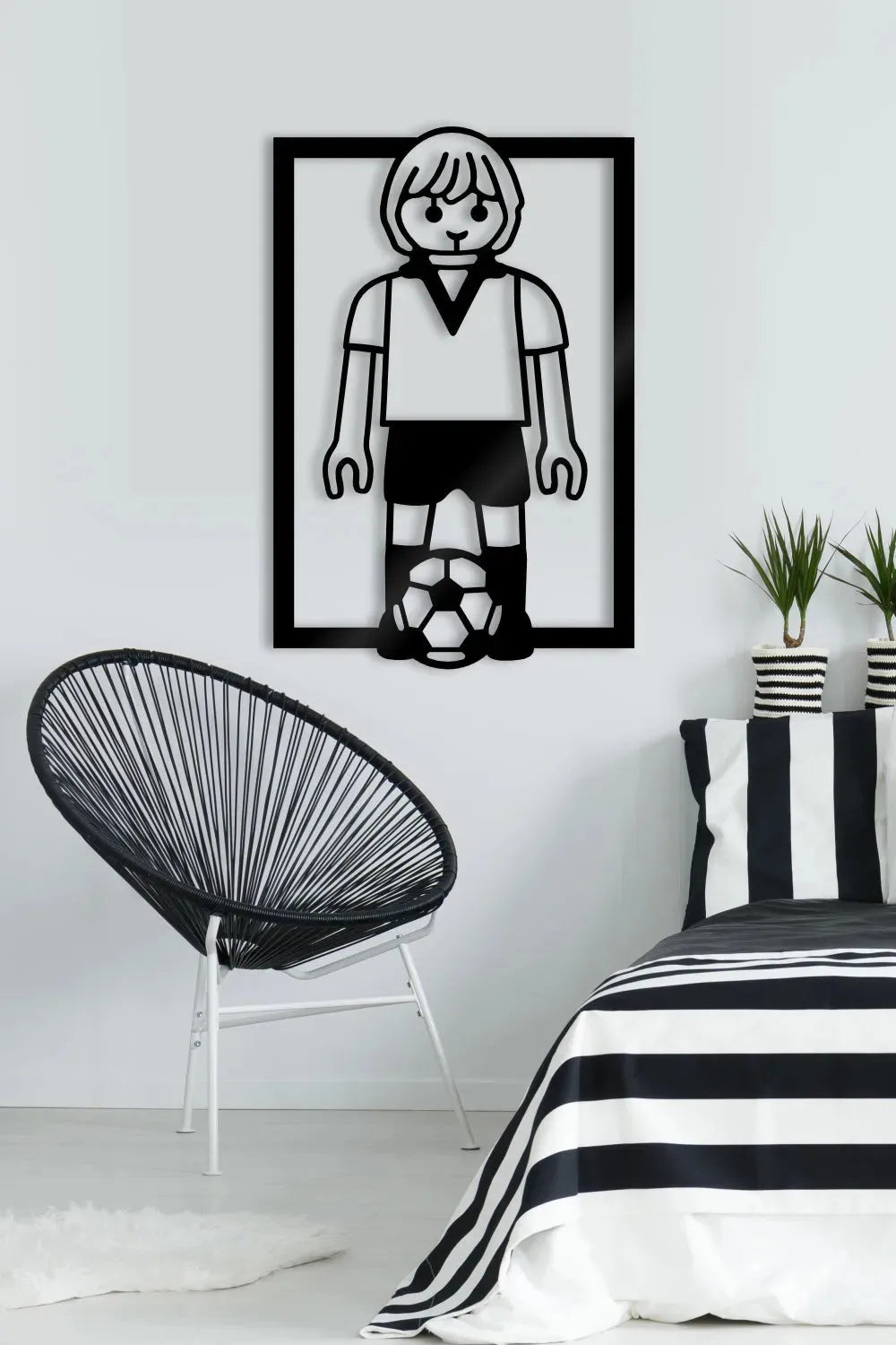 Play mobil soccer - Cuadro decorativo | Cortayrecorta.es