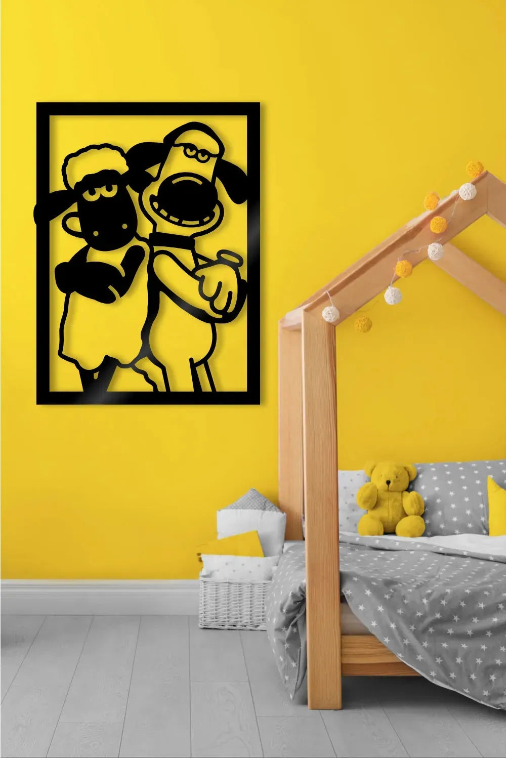 Shaun the sheep - Cuadro decorativo | Cortayrecorta.es