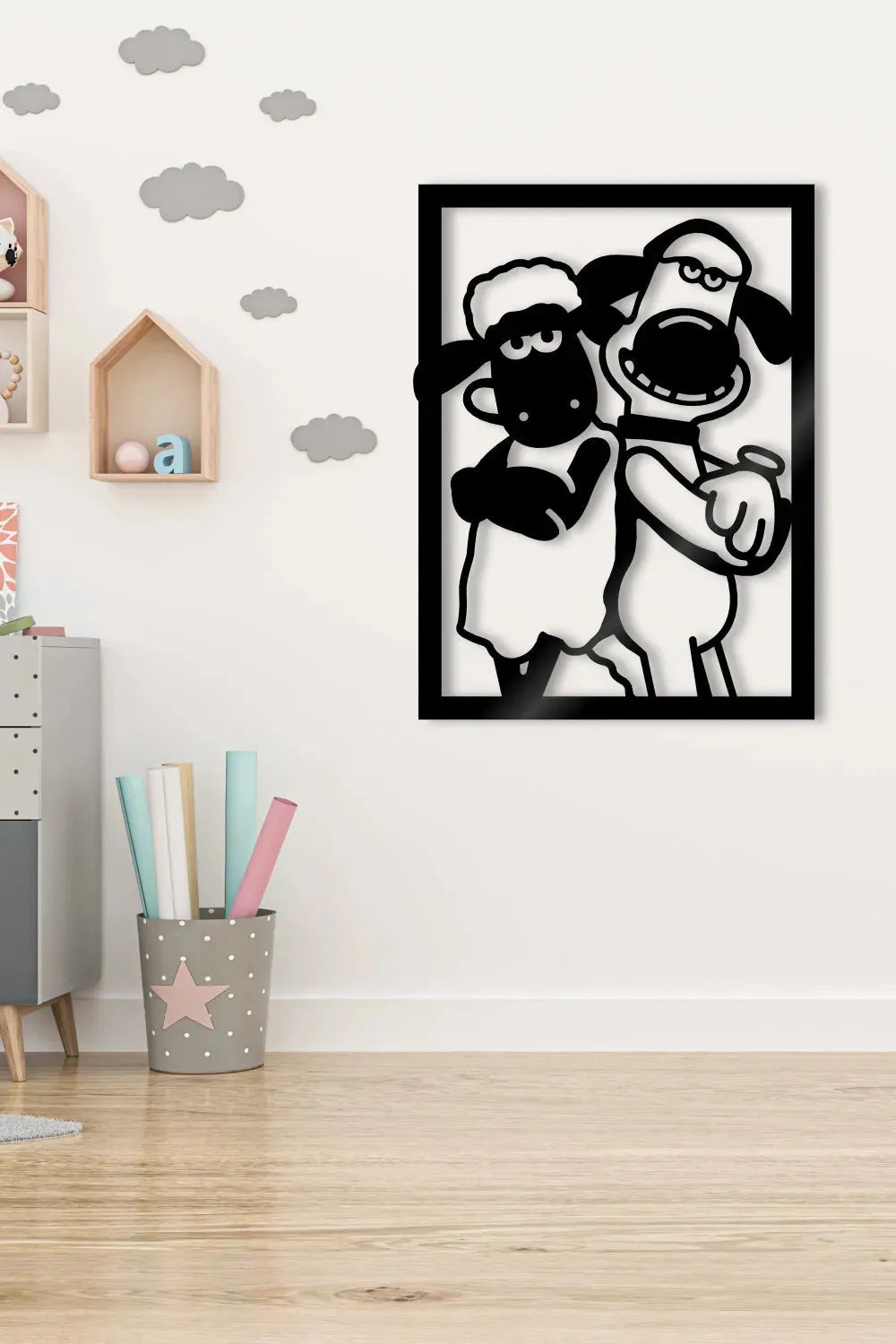 Shaun the sheep - Cuadro decorativo | Cortayrecorta.es