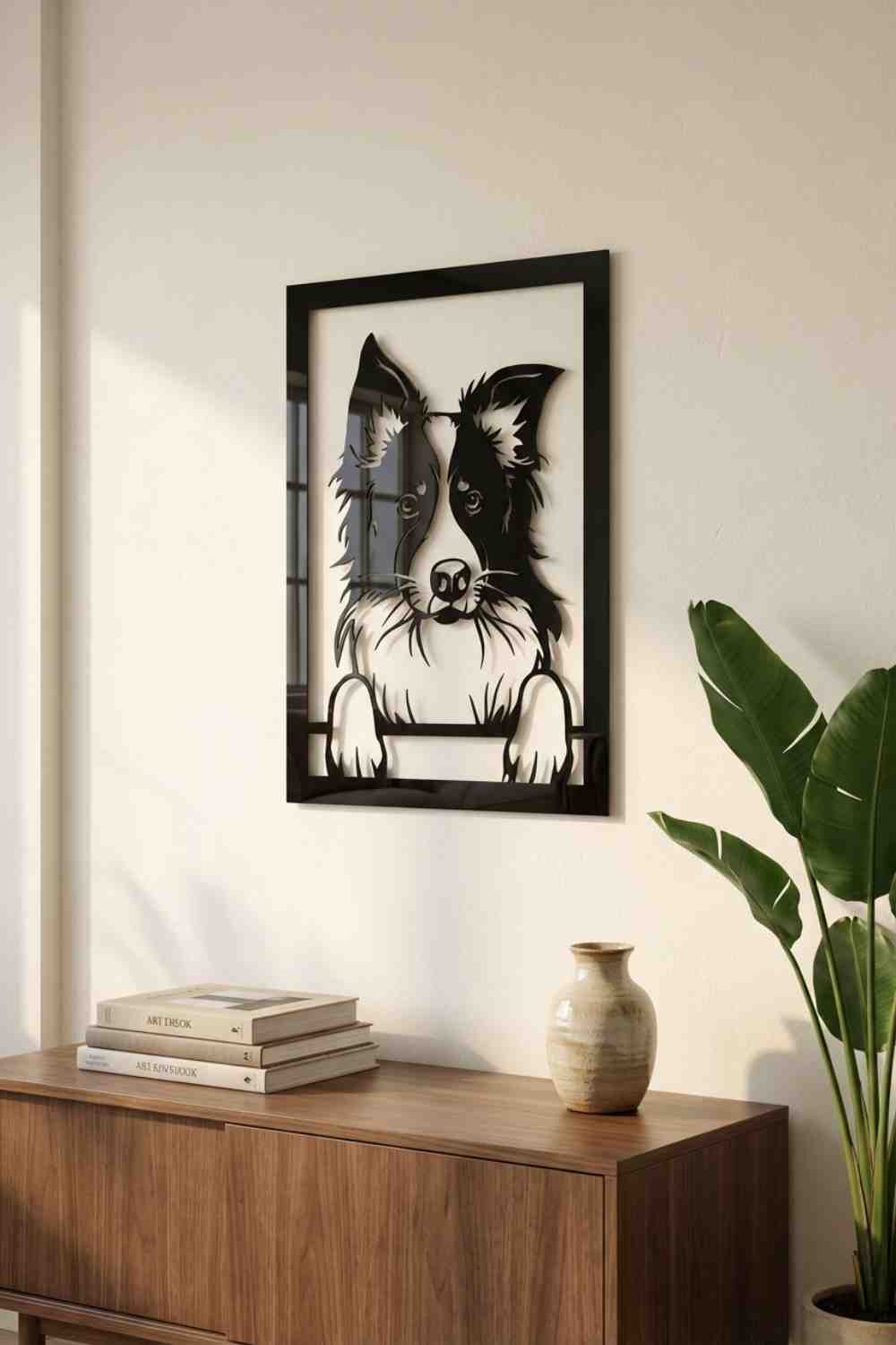 Border Collie - Cuadro decorativo | Cortayrecorta.es