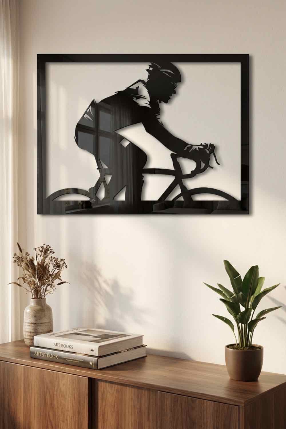 The Cyclist - Cuadro decorativo | Cortayrecorta.es