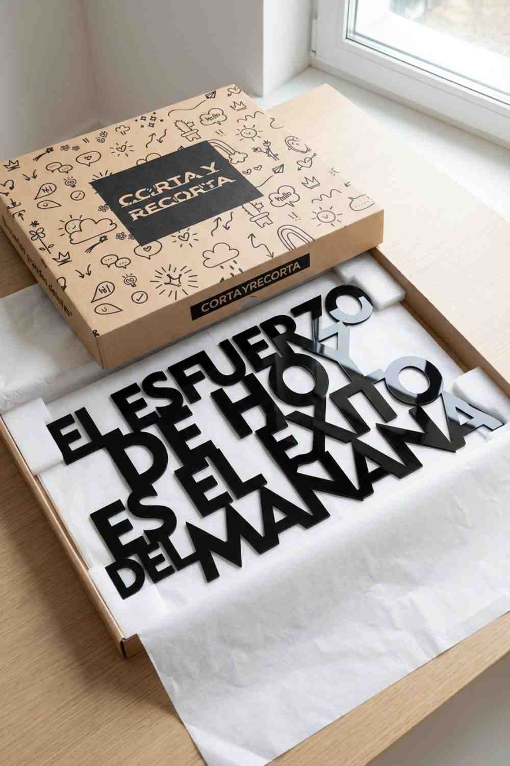 El esfuerzo - Cuadro decorativo | Cortayrecorta.es