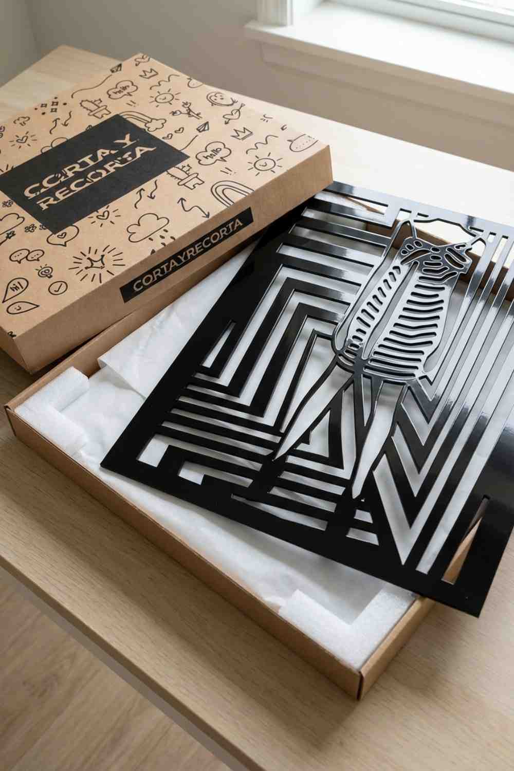 Chica Arte Pop Rayas