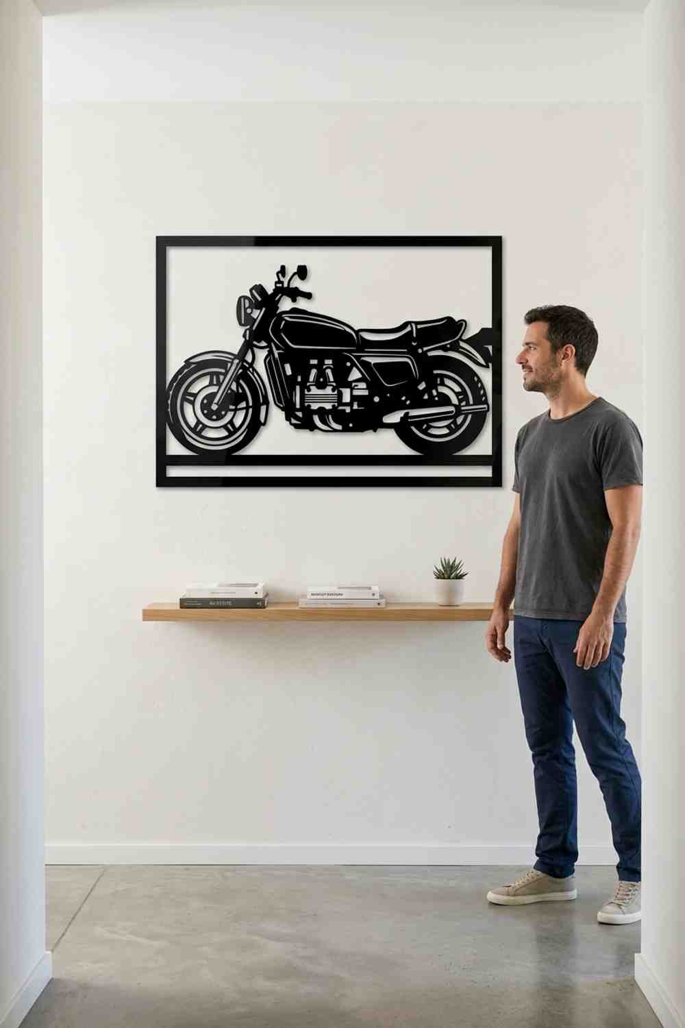 Honda GL1100 Gold Wing Interestatal de 1980 - Cuadro decorativo | Cortayrecorta.es