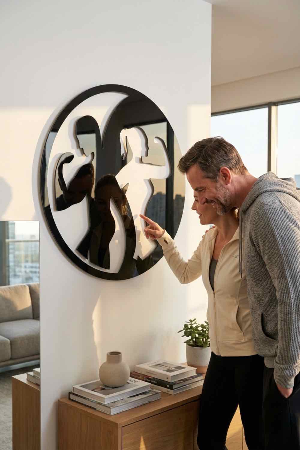 Yin yang fitness - Cuadro decorativo | Cortayrecorta.es