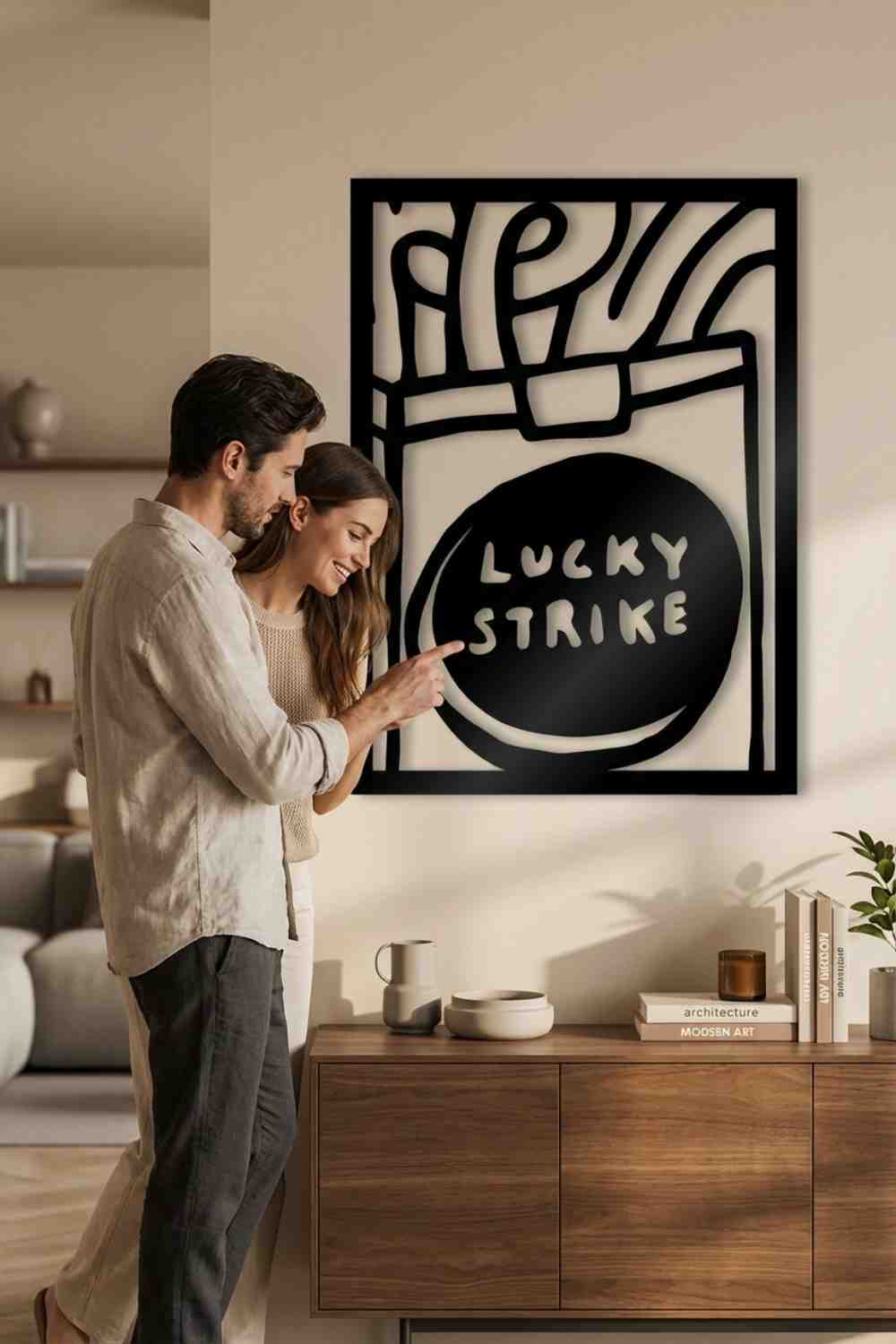 Not Lucky, Keith Haring - Cuadro decorativo | Cortayrecorta.es