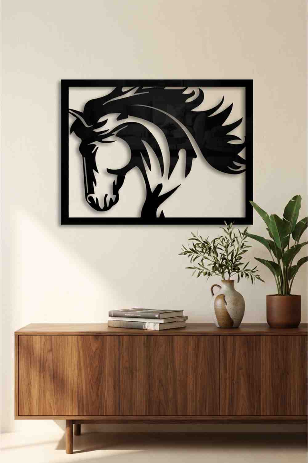 El Caballo - Cuadro decorativo | Cortayrecorta.es