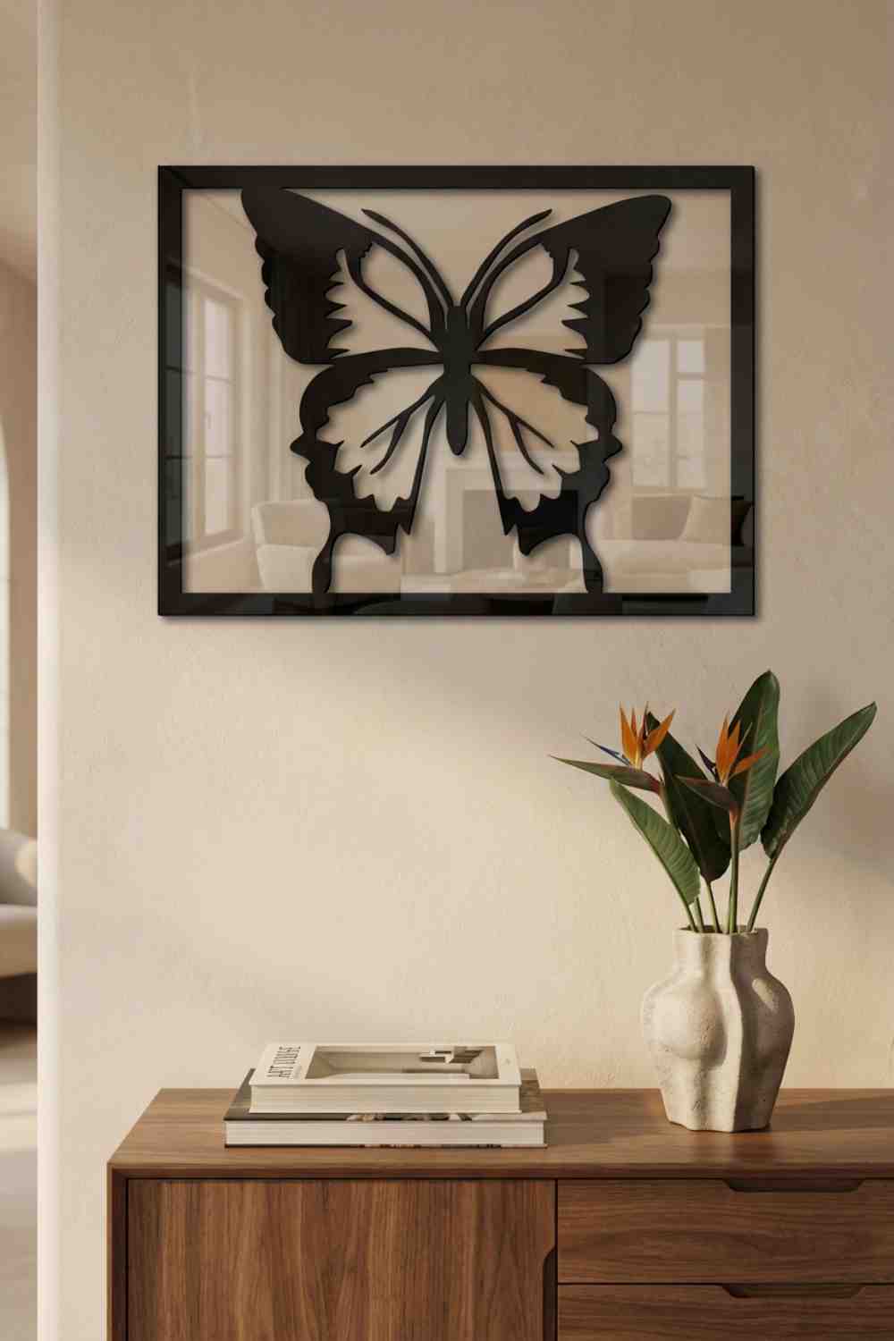 Mariposa - Cuadro decorativo | Cortayrecorta.es