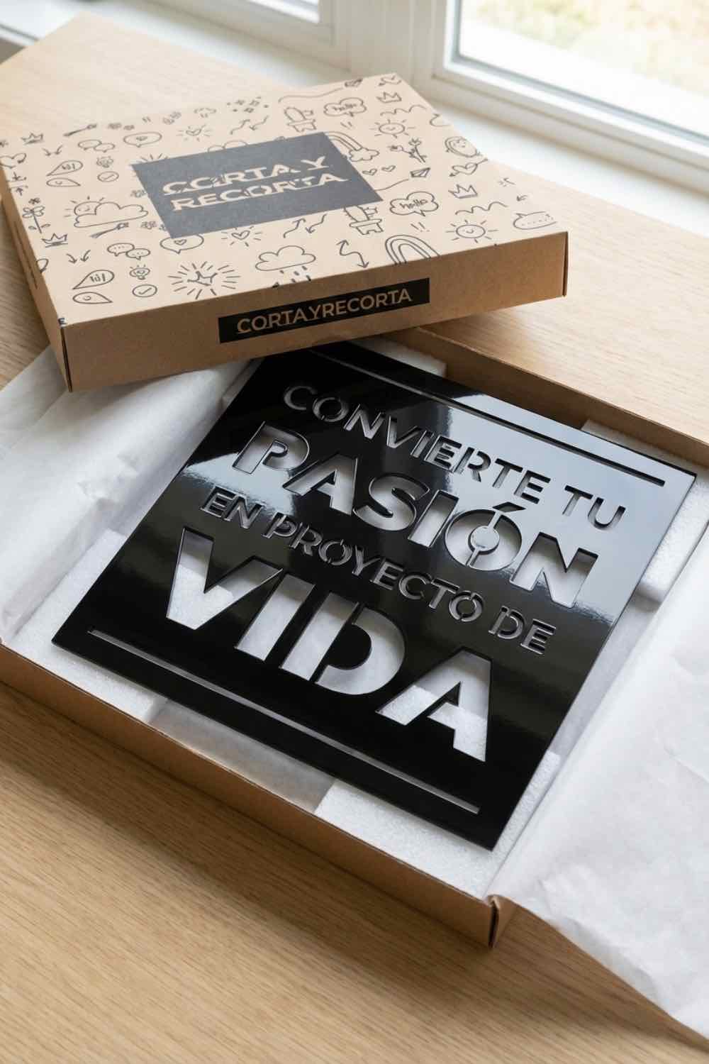 Convierte tu pasión en proyecto de vida - Cuadro decorativo | Cortayrecorta.es