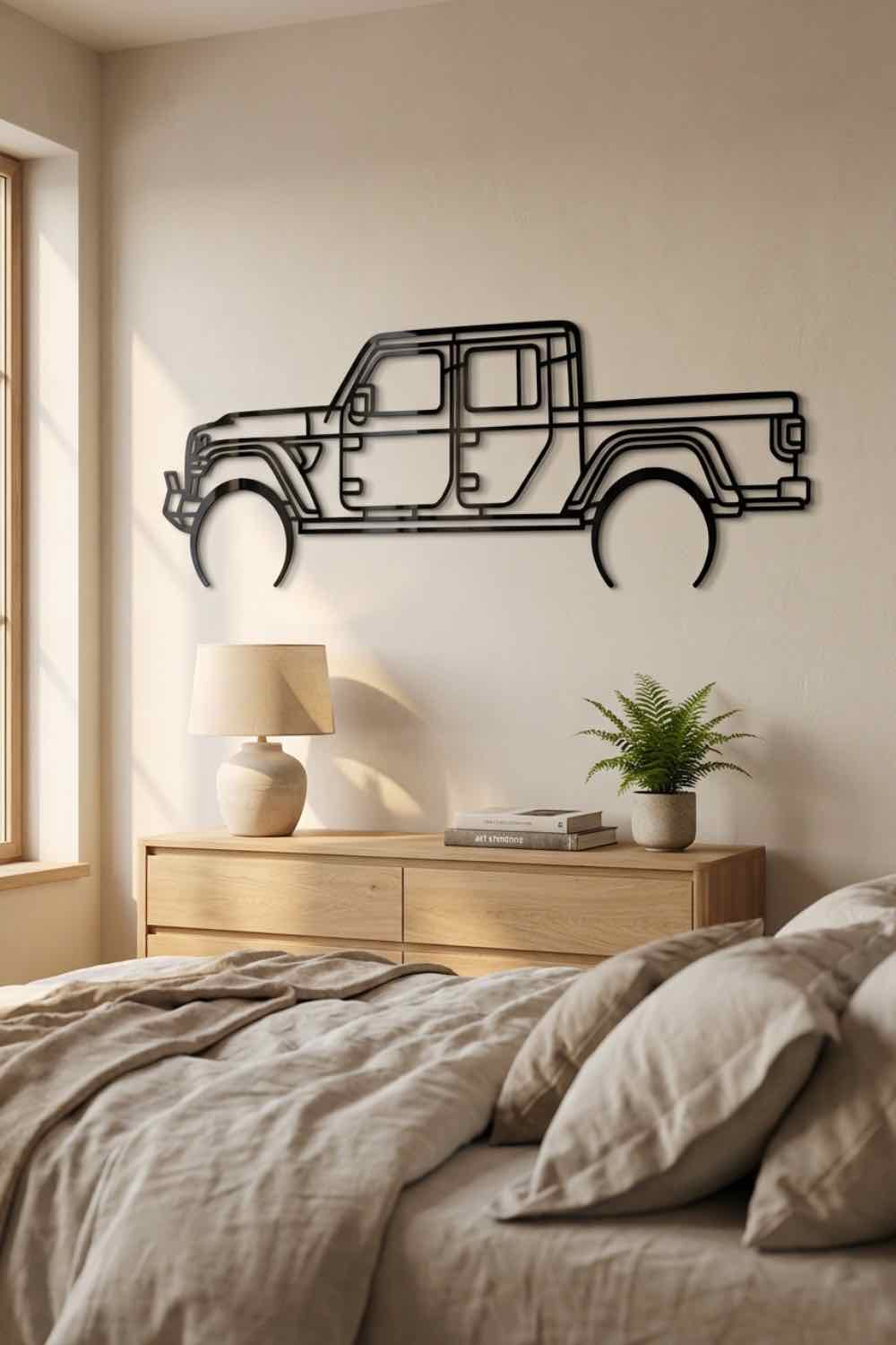 Jeep Gladiator Detailed - Cuadro decorativo | Cortayrecorta.es