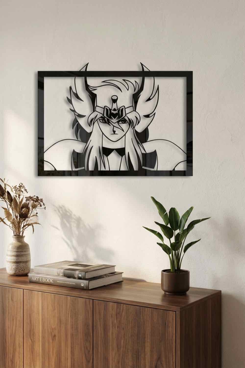Hyõga De Cisne - Caballeros Del Zodiaco - Cuadro decorativo | Cortayrecorta.es