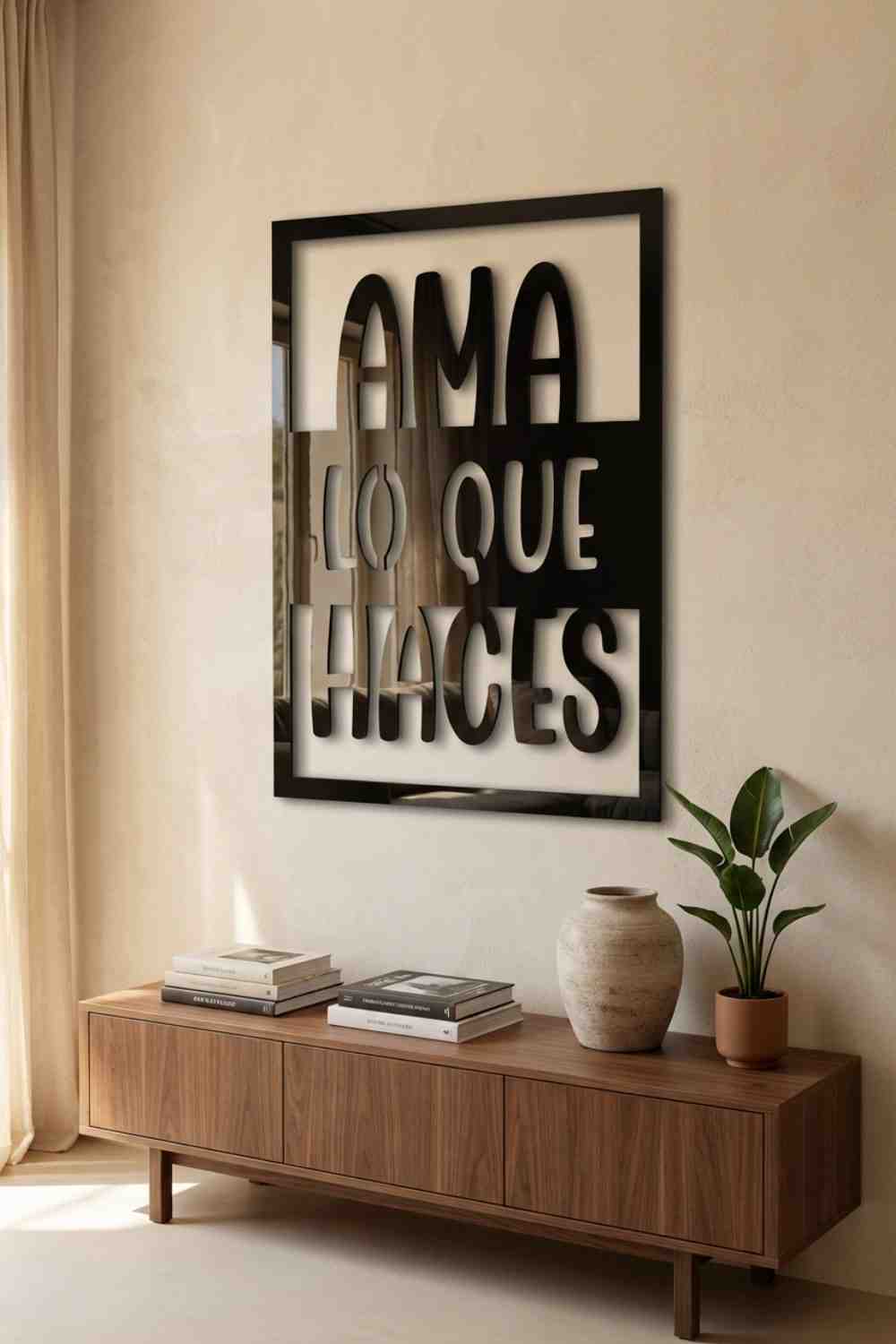 Ama lo que haces - Cuadro decorativo | Cortayrecorta.es