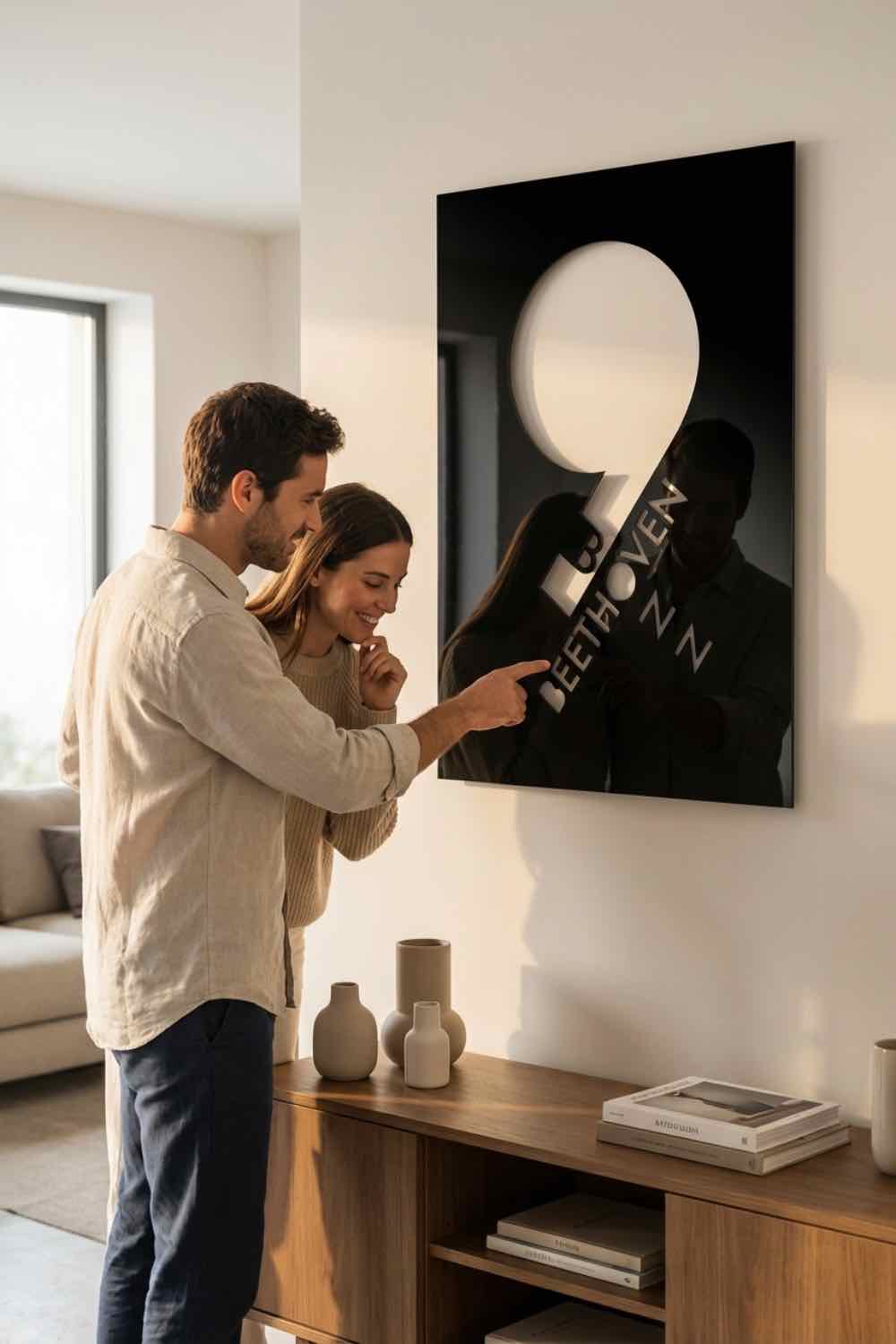9 Sinfonía Beethoven - Cuadro decorativo | Cortayrecorta.es