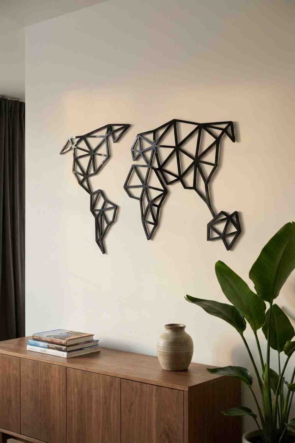 Mapa Trazado - Cuadro decorativo | Cortayrecorta.es