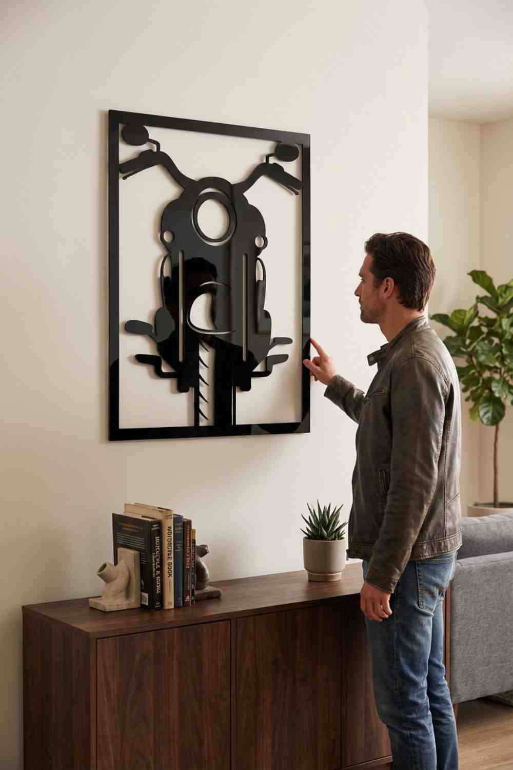Vulcan 800 Custom - Cuadro decorativo | Cortayrecorta.es