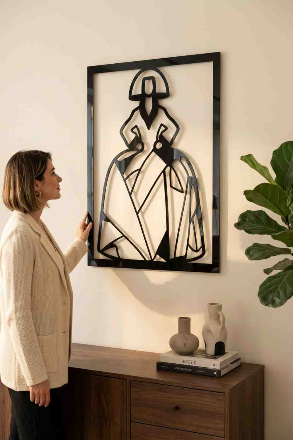 Menina Virgina - Cuadro decorativo | Cortayrecorta.es