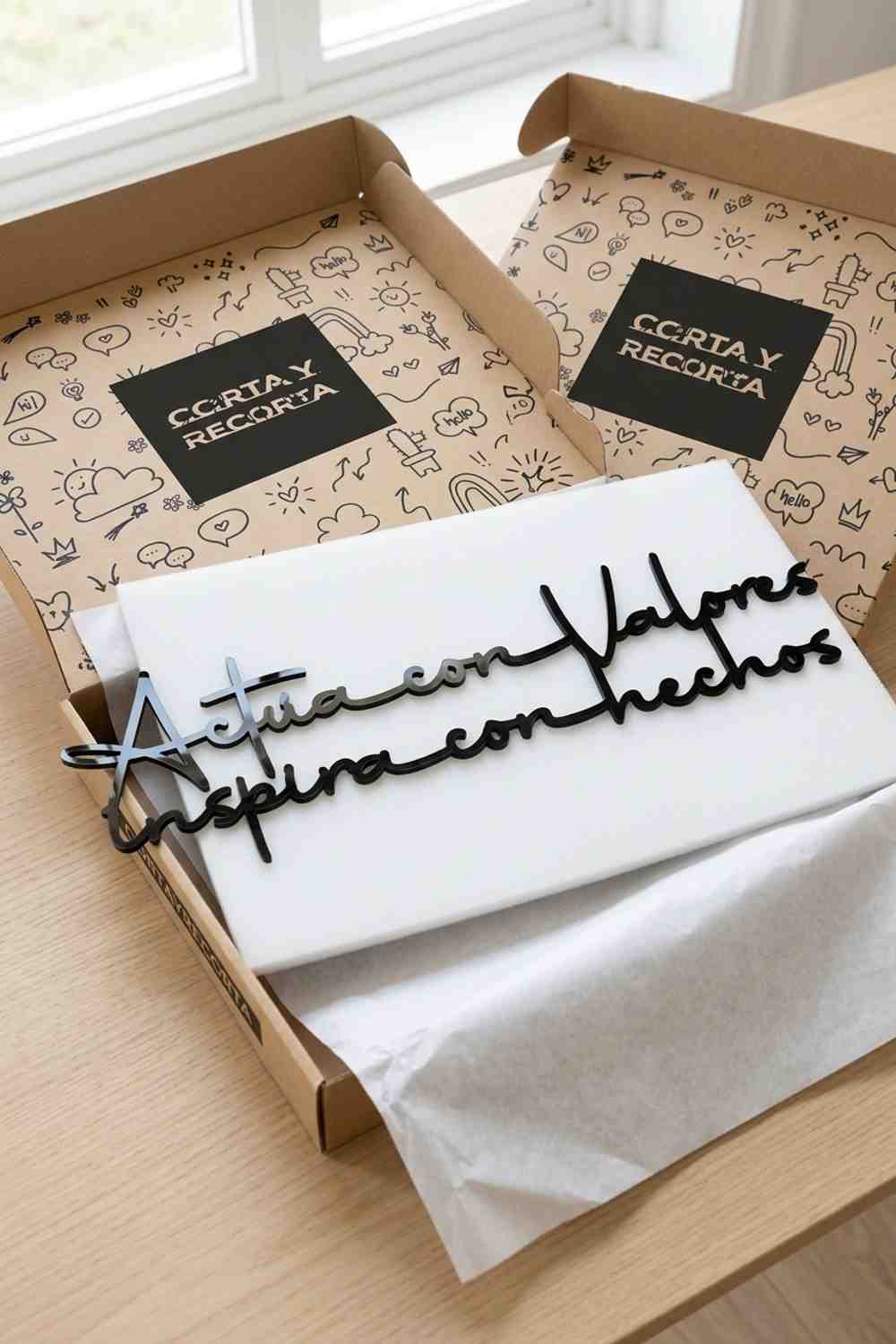Actúa con valores, inspira con hechos