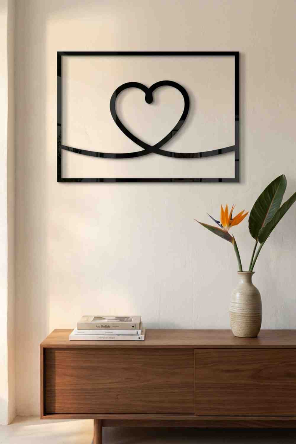 Lazo Corazón - Cuadro decorativo | Cortayrecorta.es