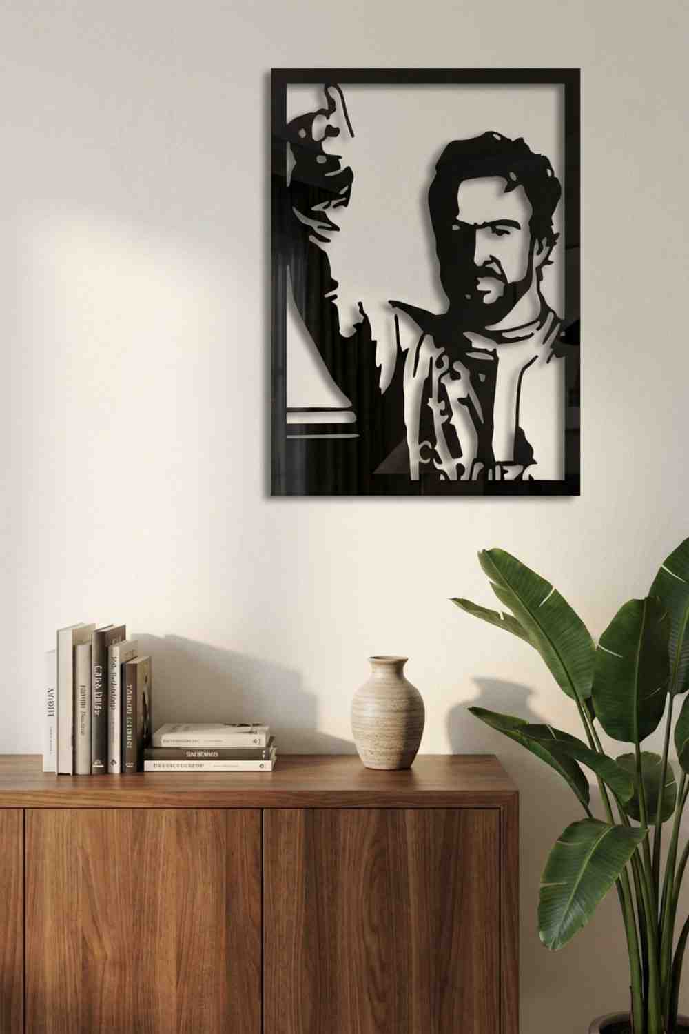 Fernando Alonso - Cuadro decorativo | Cortayrecorta.es