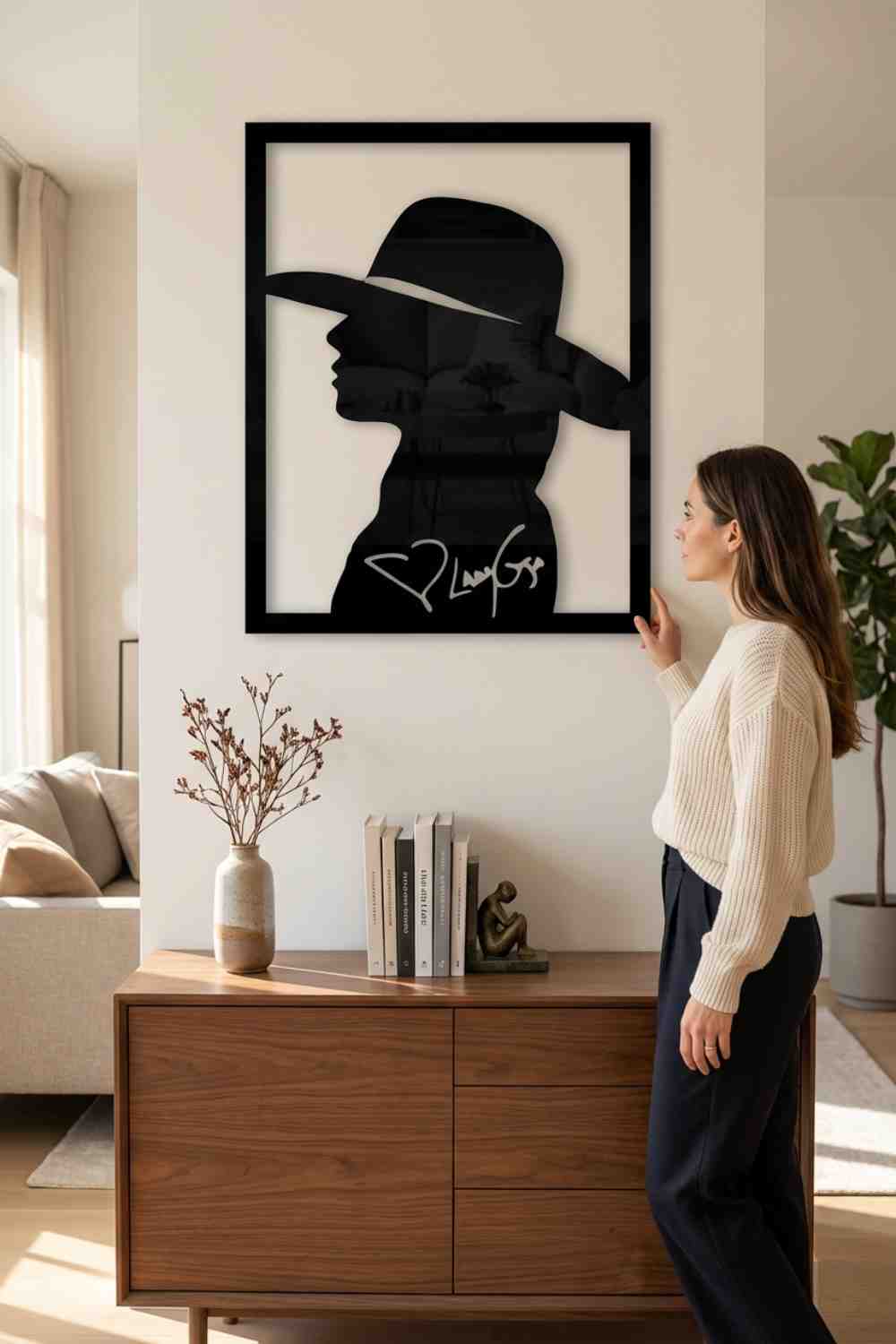 Lady Gaga - Cuadro decorativo | Cortayrecorta.es