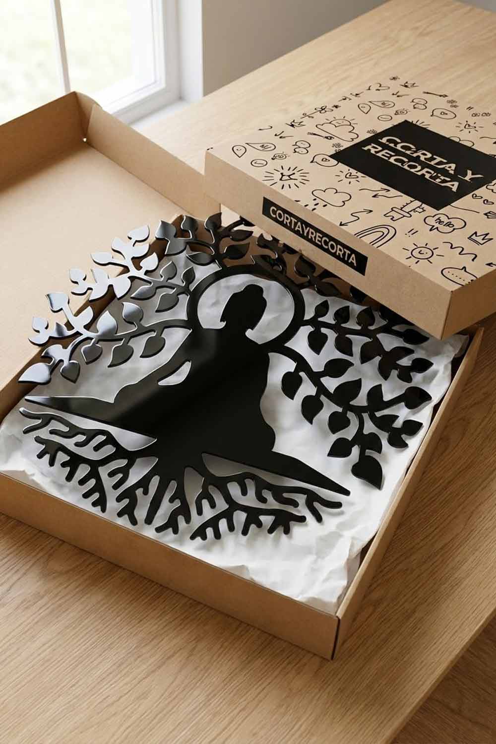 Budha De La Vida - Cuadro decorativo | Cortayrecorta.es