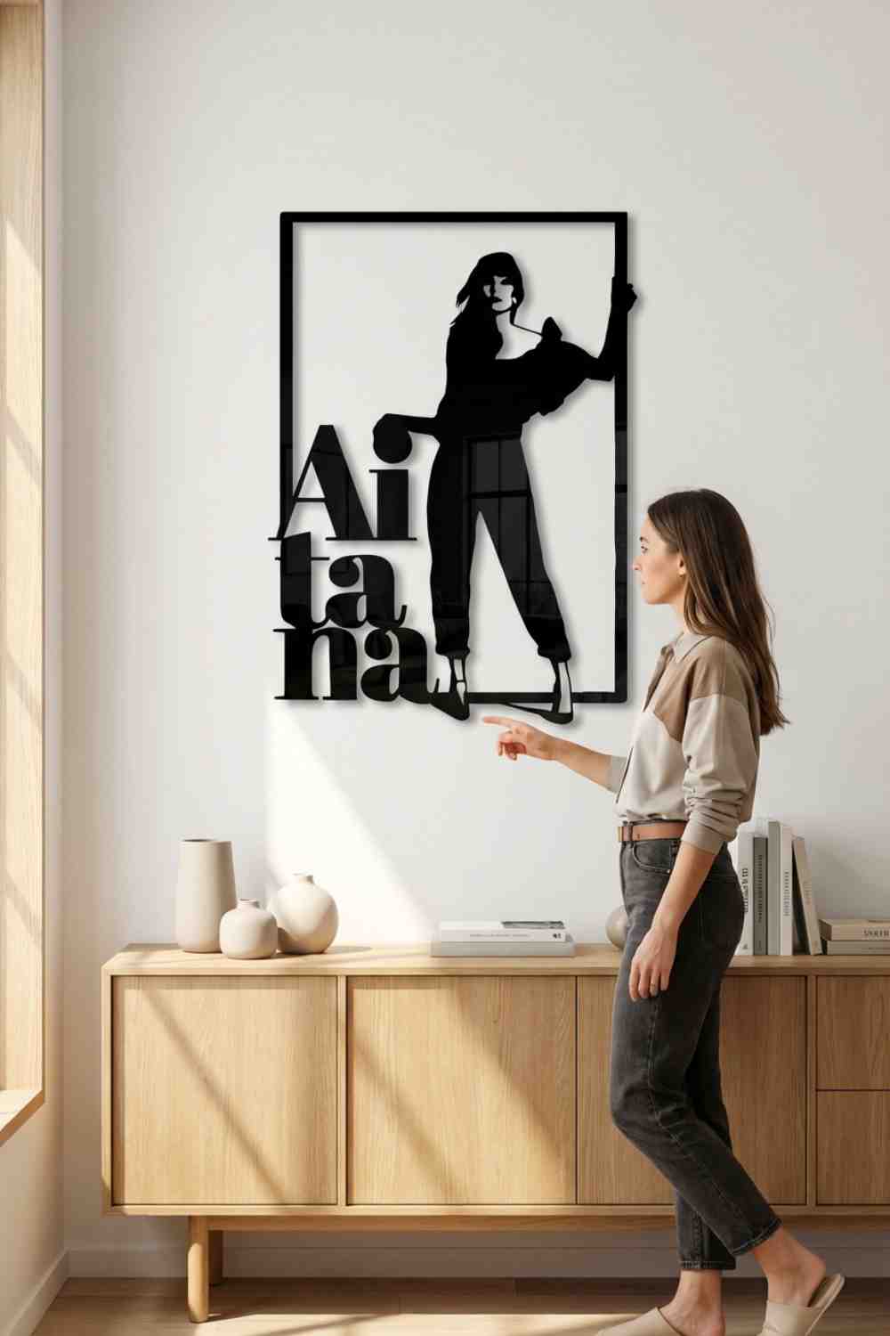 Aitana - Cuadro decorativo | Cortayrecorta.es