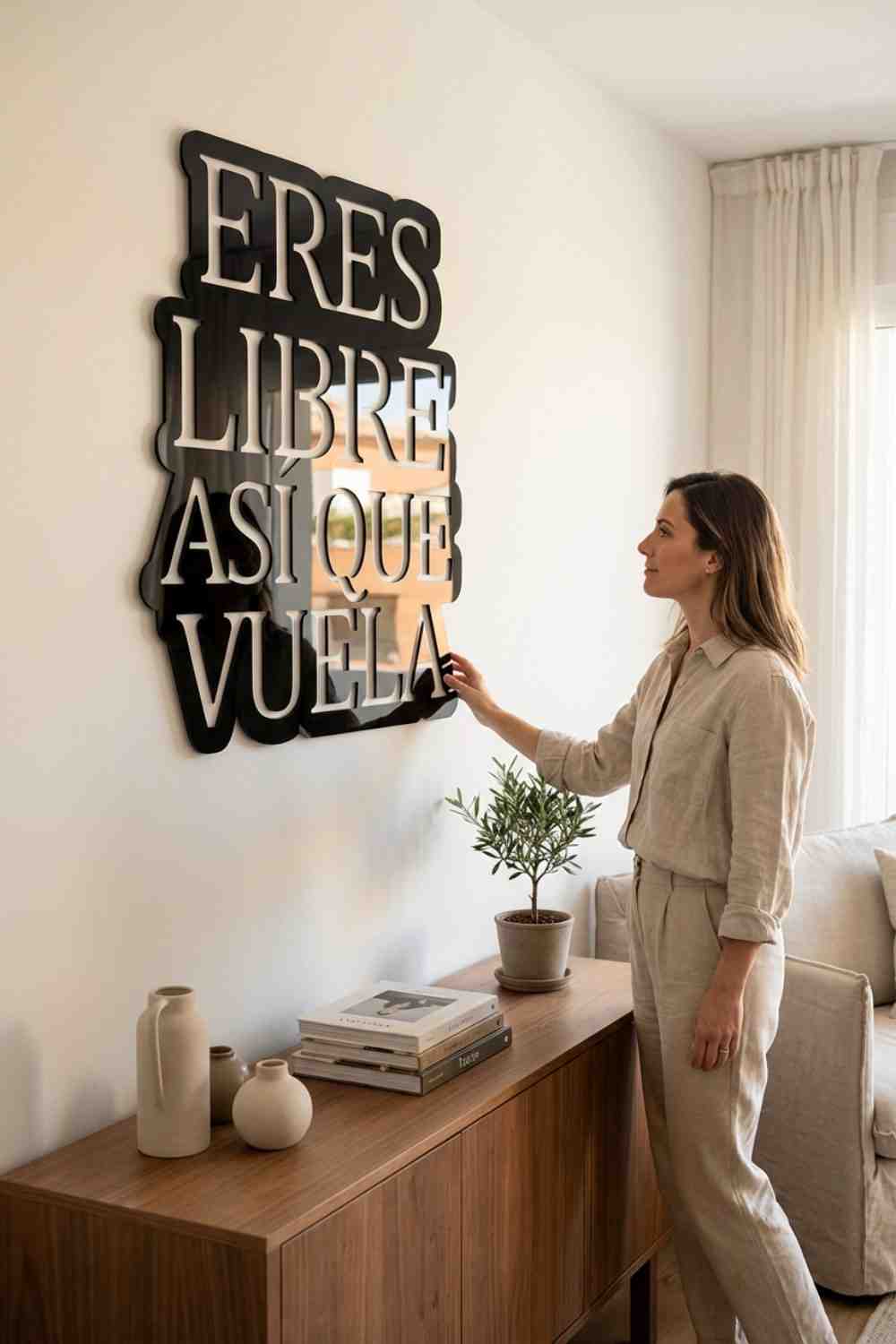 Eres libre así que vuela - Cuadro decorativo | Cortayrecorta.es