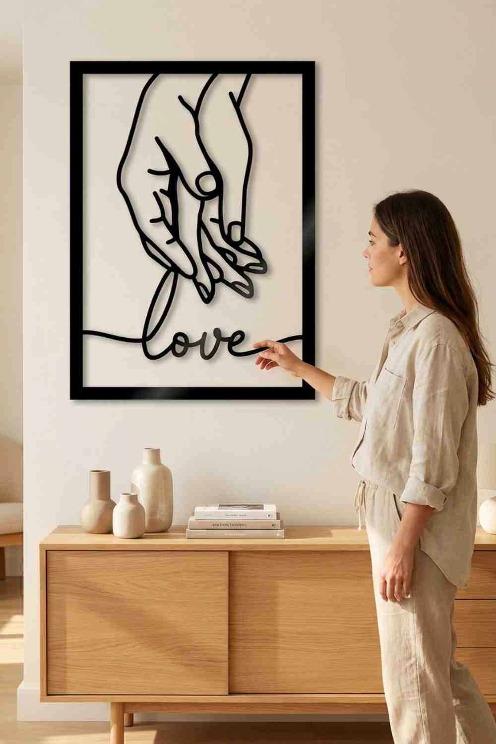 Nuestras manos - Cuadro decorativo | Cortayrecorta.es