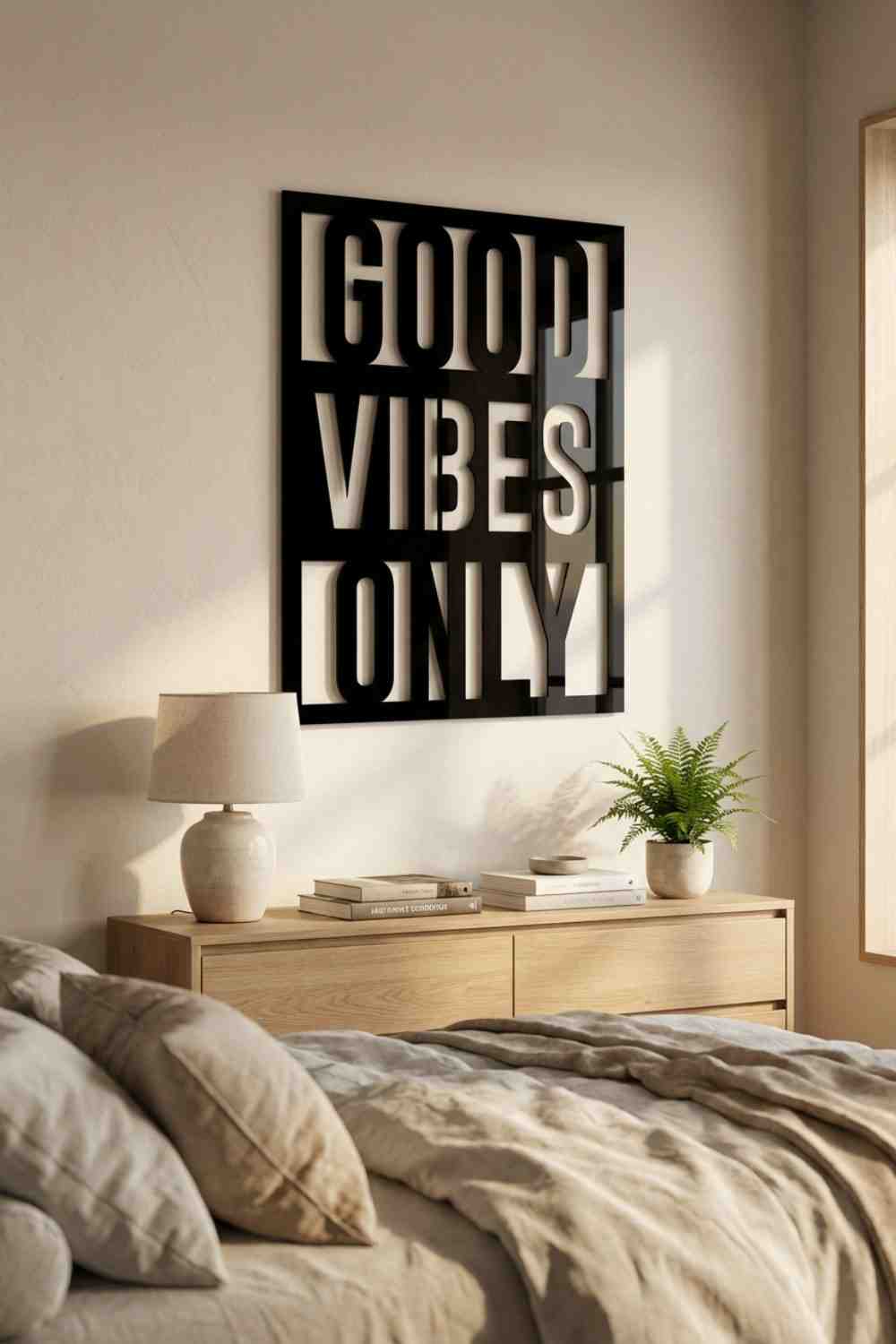 Good Vibes Only - Cuadro decorativo | Cortayrecorta.es