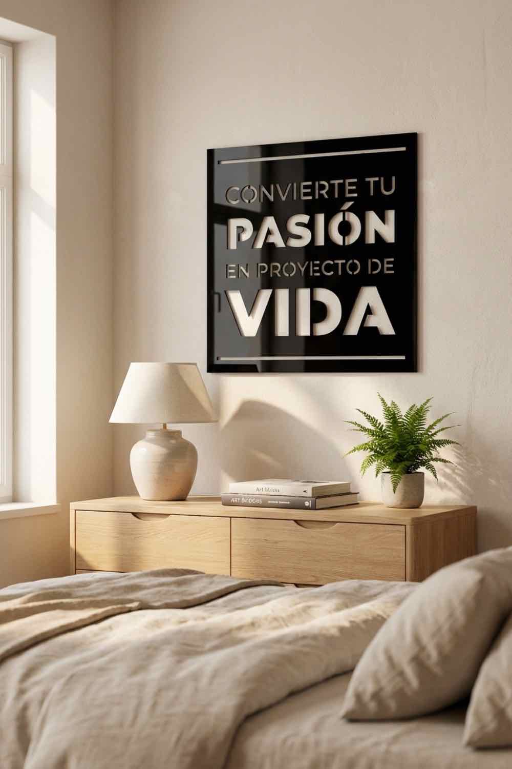 Convierte tu pasión en proyecto de vida - Cuadro decorativo | Cortayrecorta.es