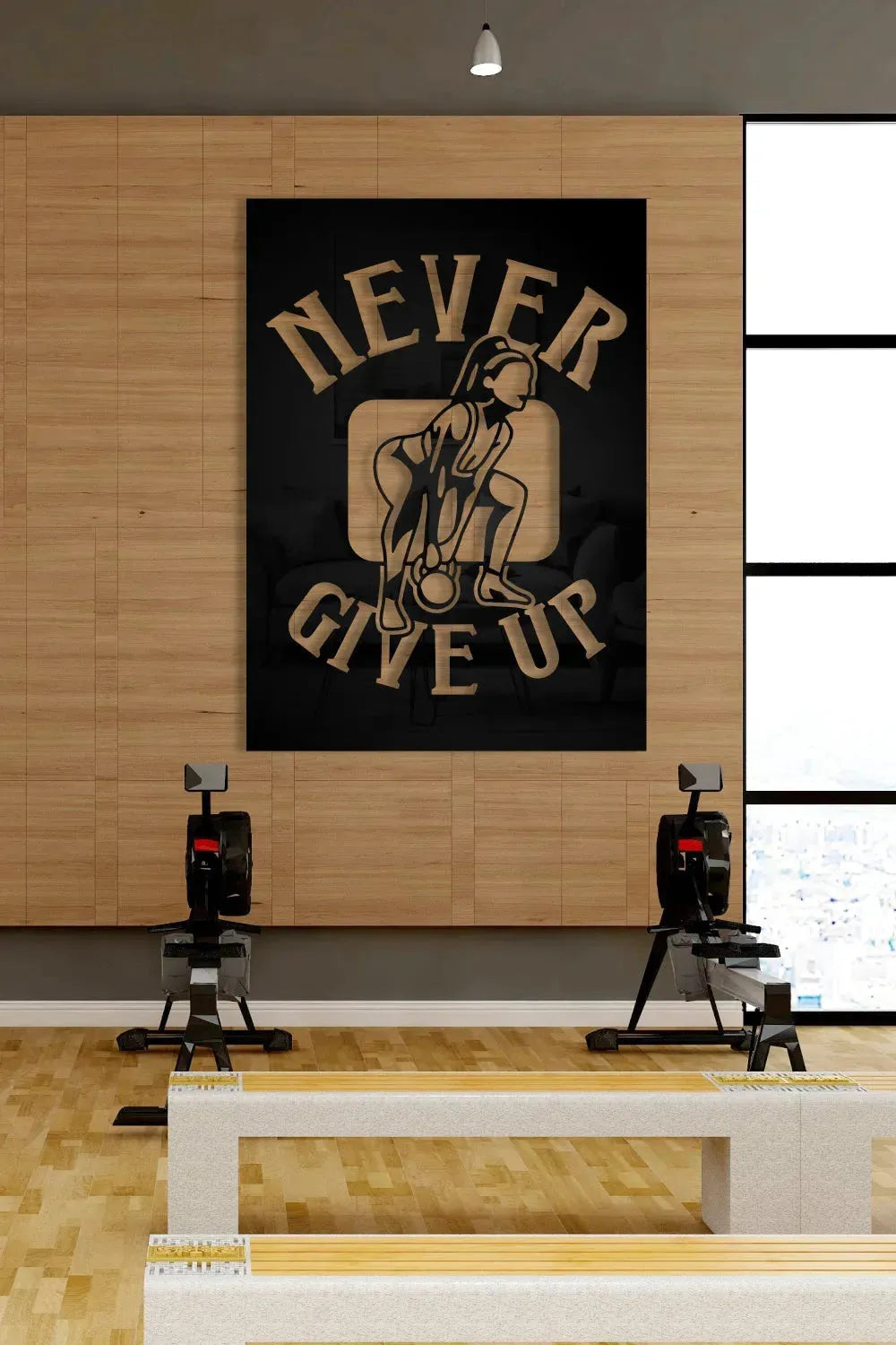 Never give up