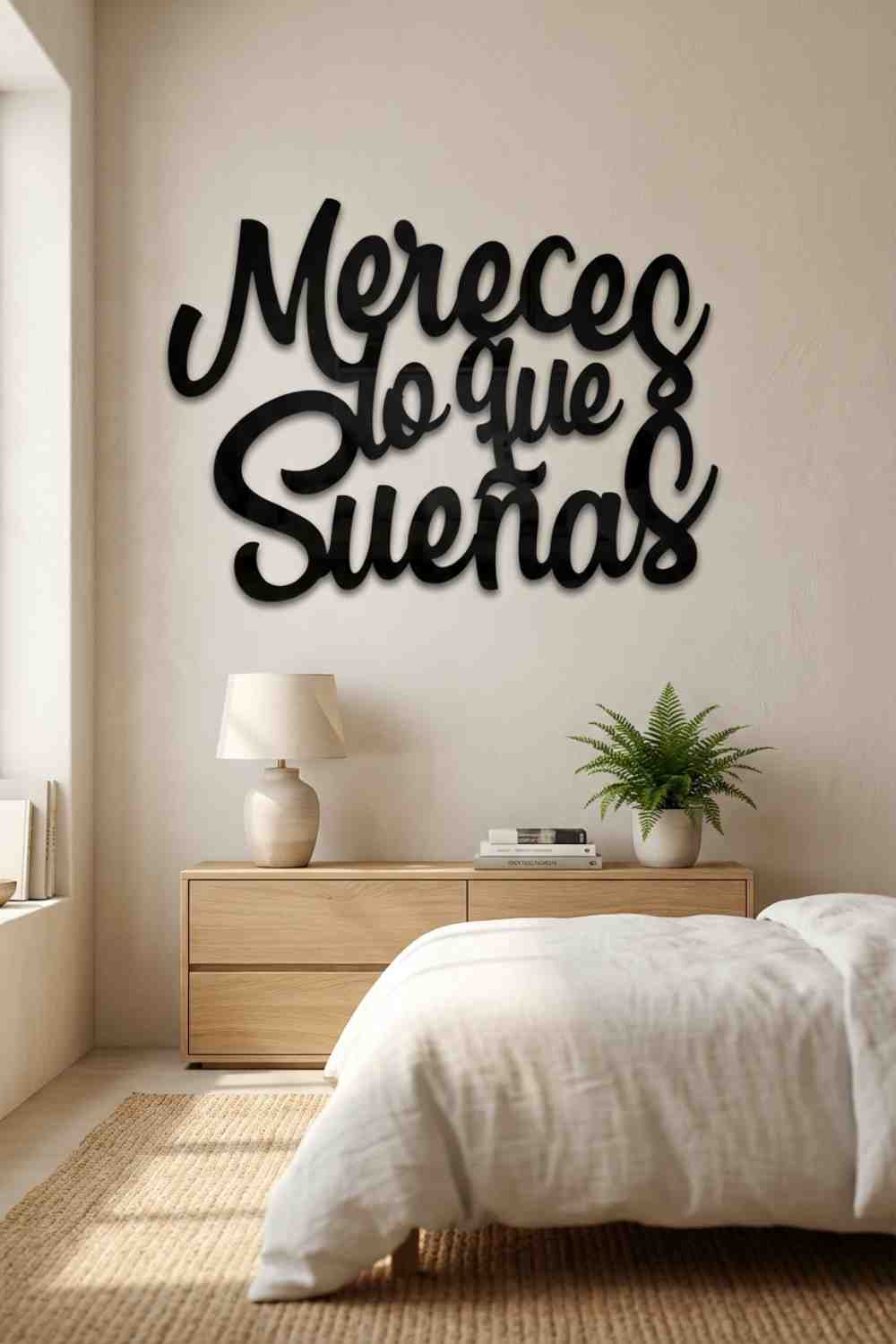 Mereces Lo Que Sueñas - Cuadro decorativo | Cortayrecorta.es