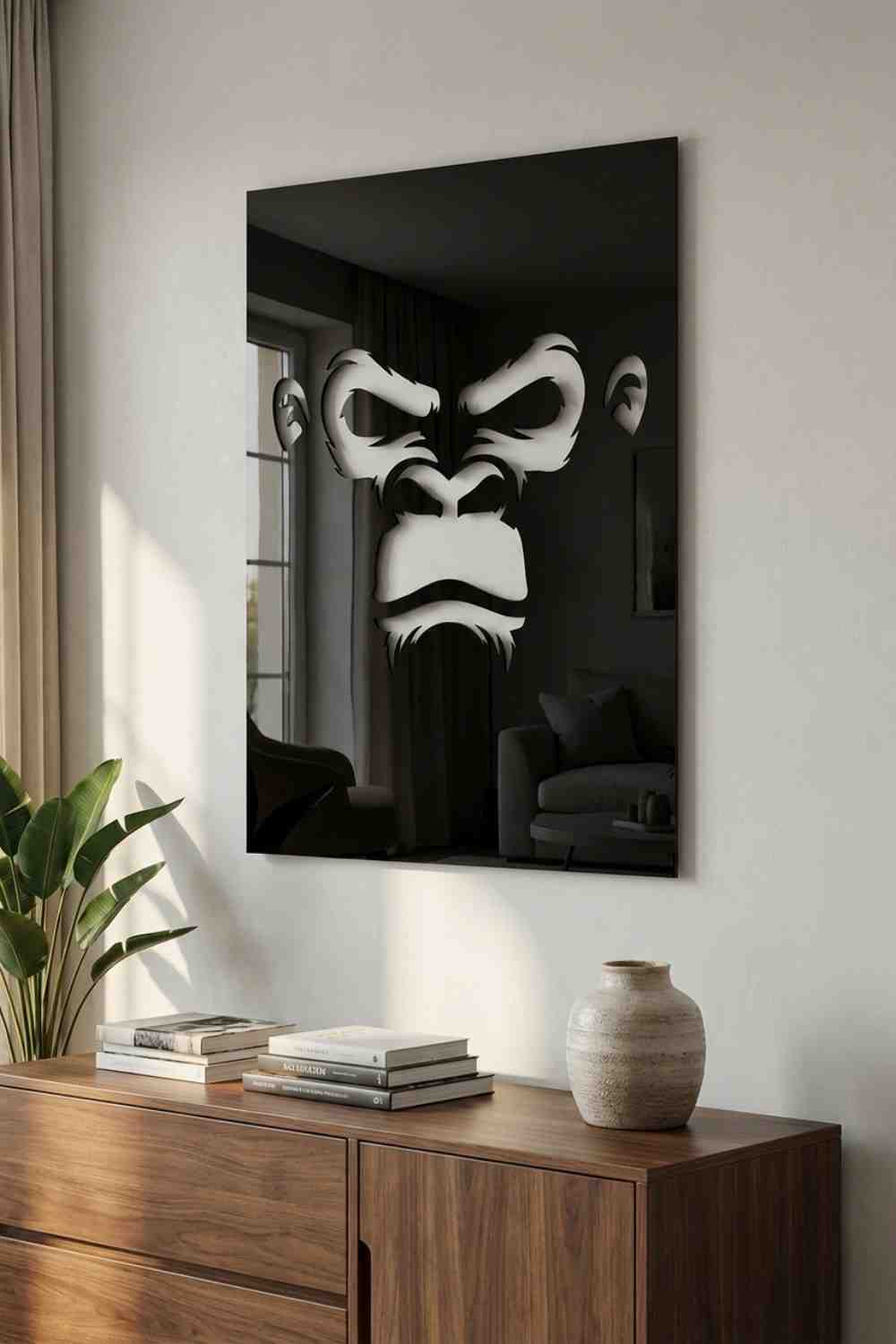 Gorilla - Cuadro decorativo | Cortayrecorta.es