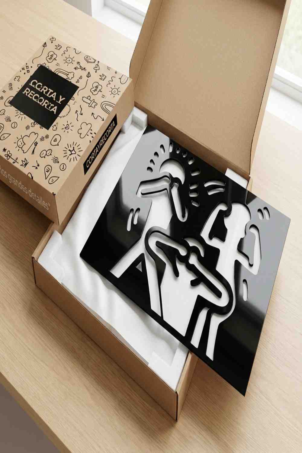 Ni Sé, Ni Veo Ni Oigo, Keith Haring. - Cuadro decorativo | Cortayrecorta.es