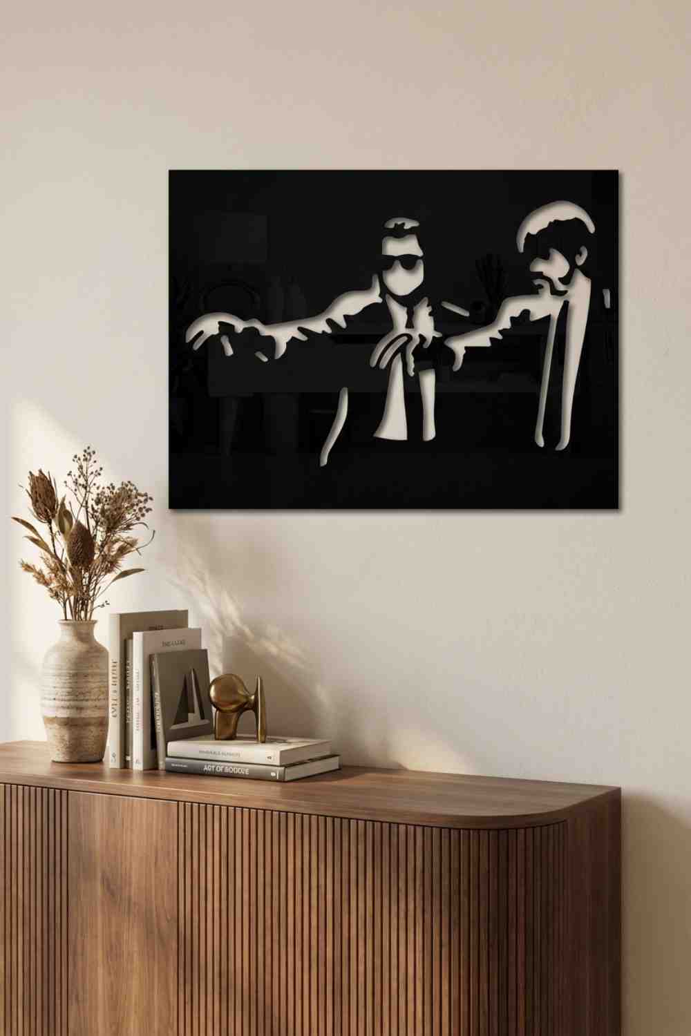 Pulp_Fiction_By_Banksy_diseño - Cuadro decorativo | Cortayrecorta.es