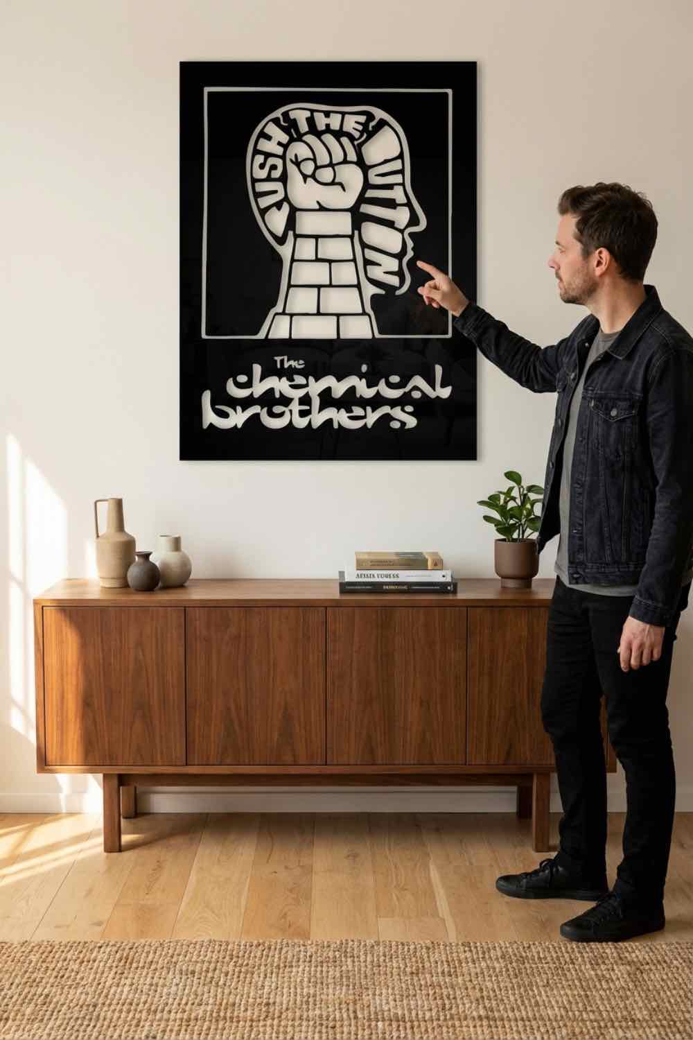 Chemical Brothers Push - Cuadro decorativo | Cortayrecorta.es