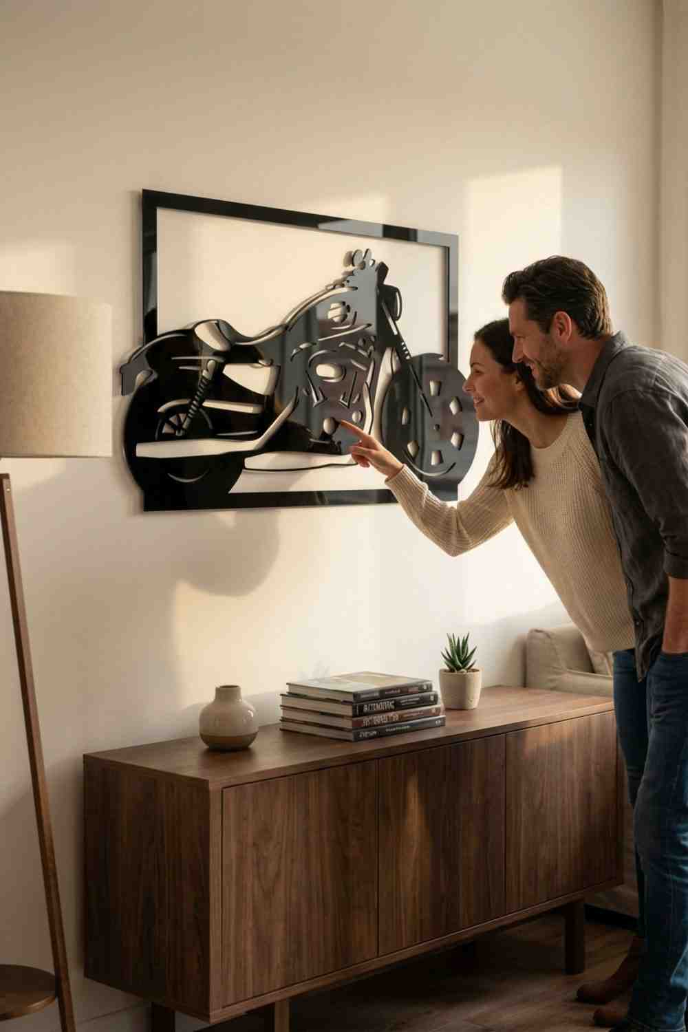 Harley Davidson Sportster 883 - Cuadro decorativo | Cortayrecorta.es