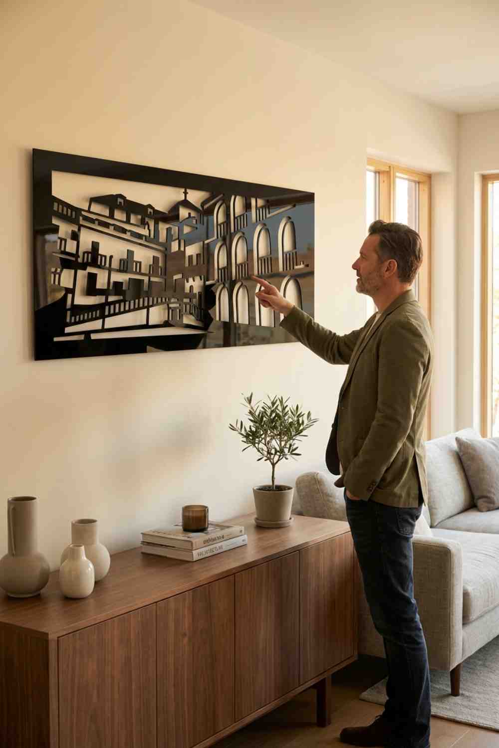 Laujar De Andarax - Almería - Cuadro decorativo | Cortayrecorta.es