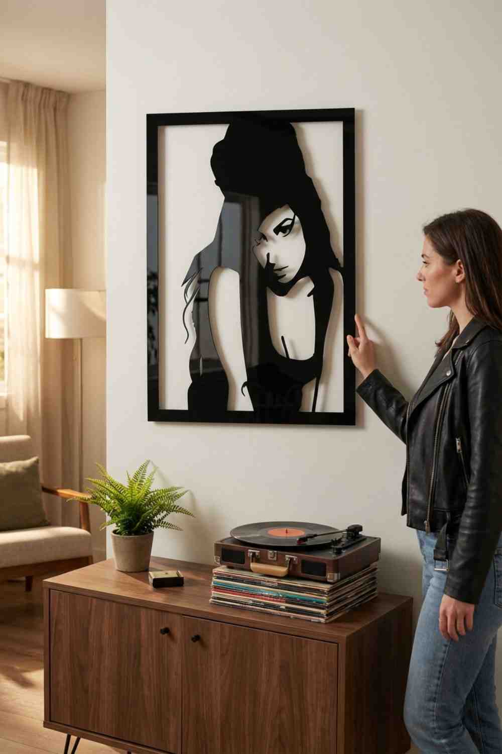 Amy Winehouse - Cuadro decorativo | Cortayrecorta.es