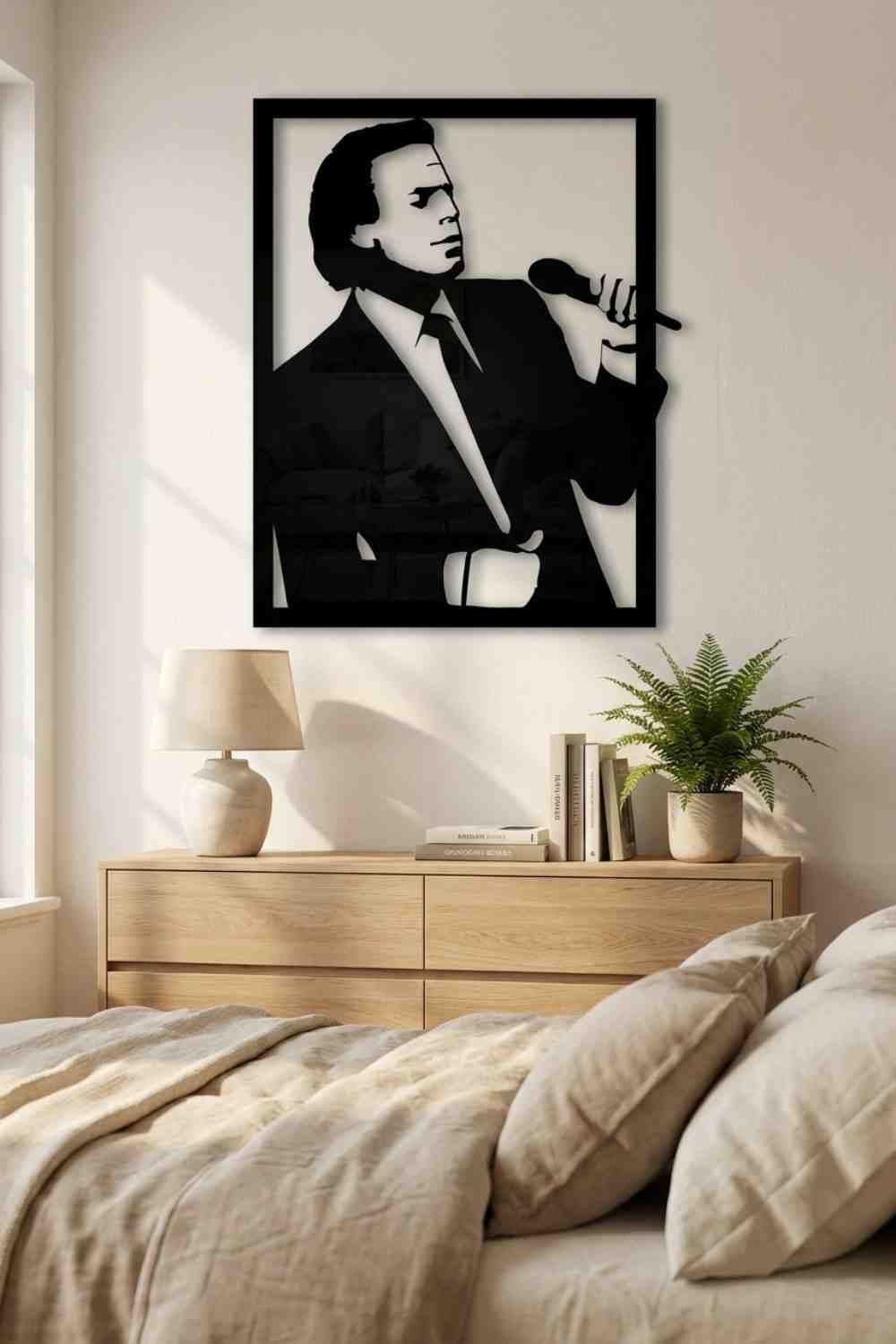 Julio Iglesias - Cuadro decorativo | Cortayrecorta.es
