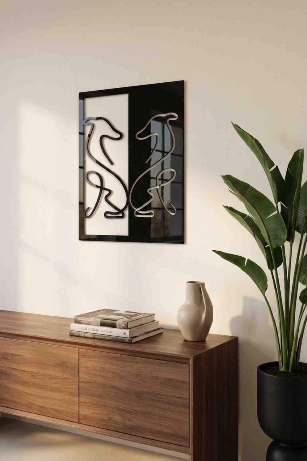 Galgos Love - Cuadro decorativo | Cortayrecorta.es