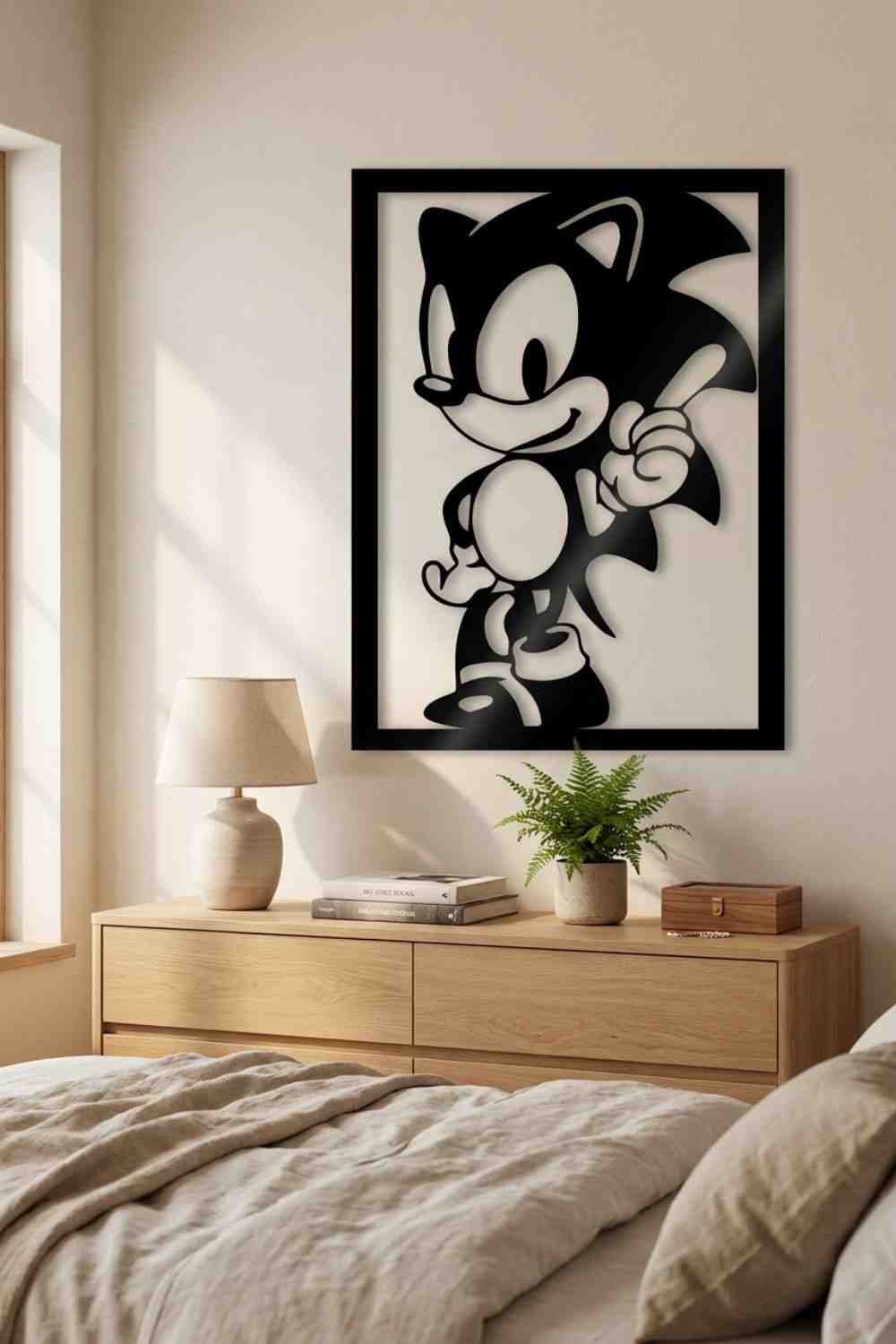 Sonic First - Cuadro decorativo | Cortayrecorta.es