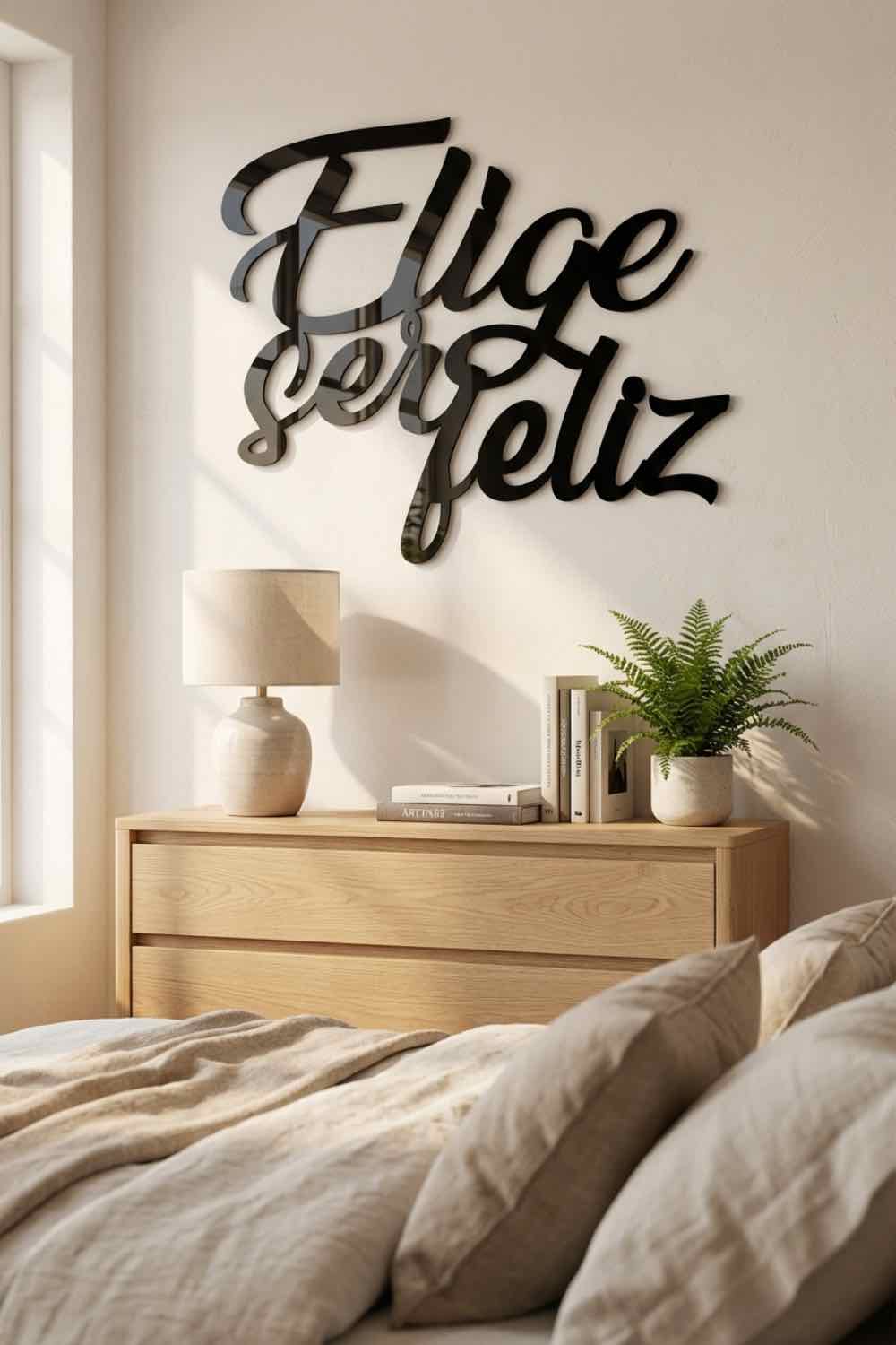 Elige ser feliz - Cuadro decorativo | Cortayrecorta.es