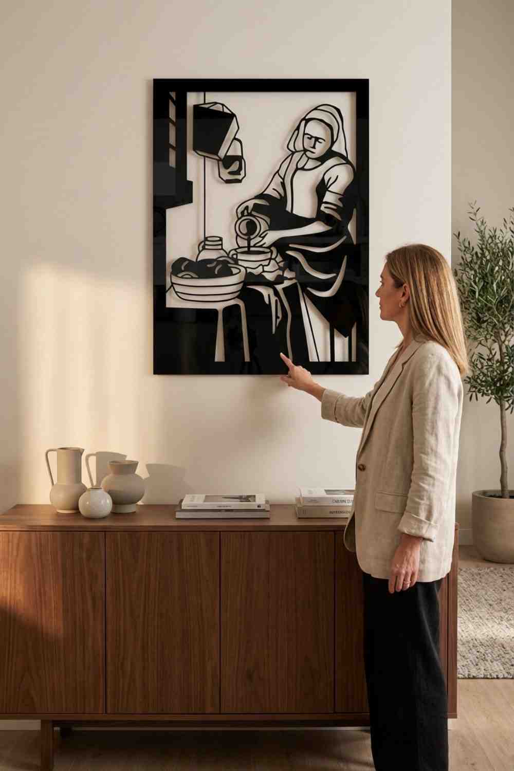 La Lechera - Cuadro decorativo | Cortayrecorta.es
