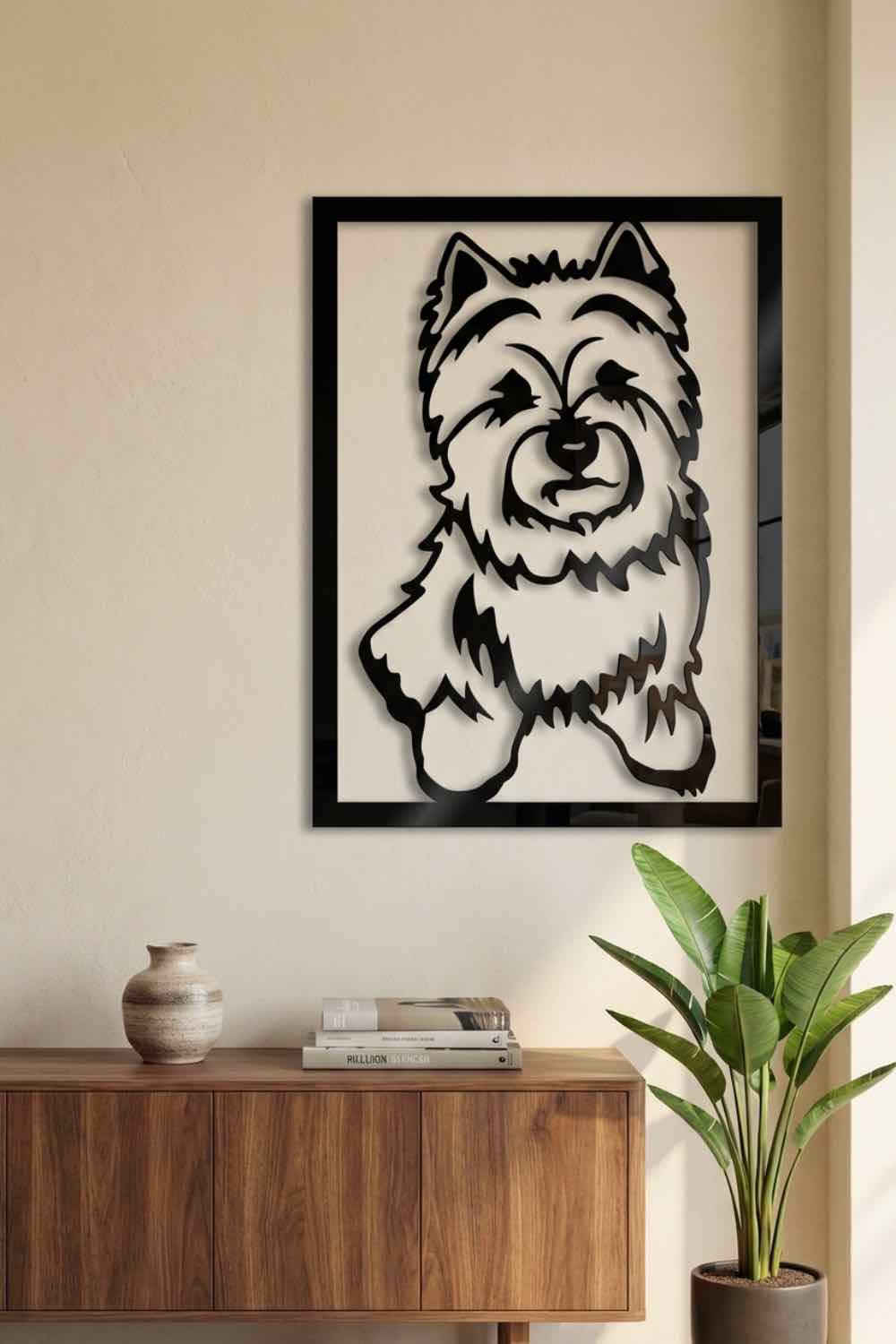 Westy Terrier - Cuadro decorativo | Cortayrecorta.es