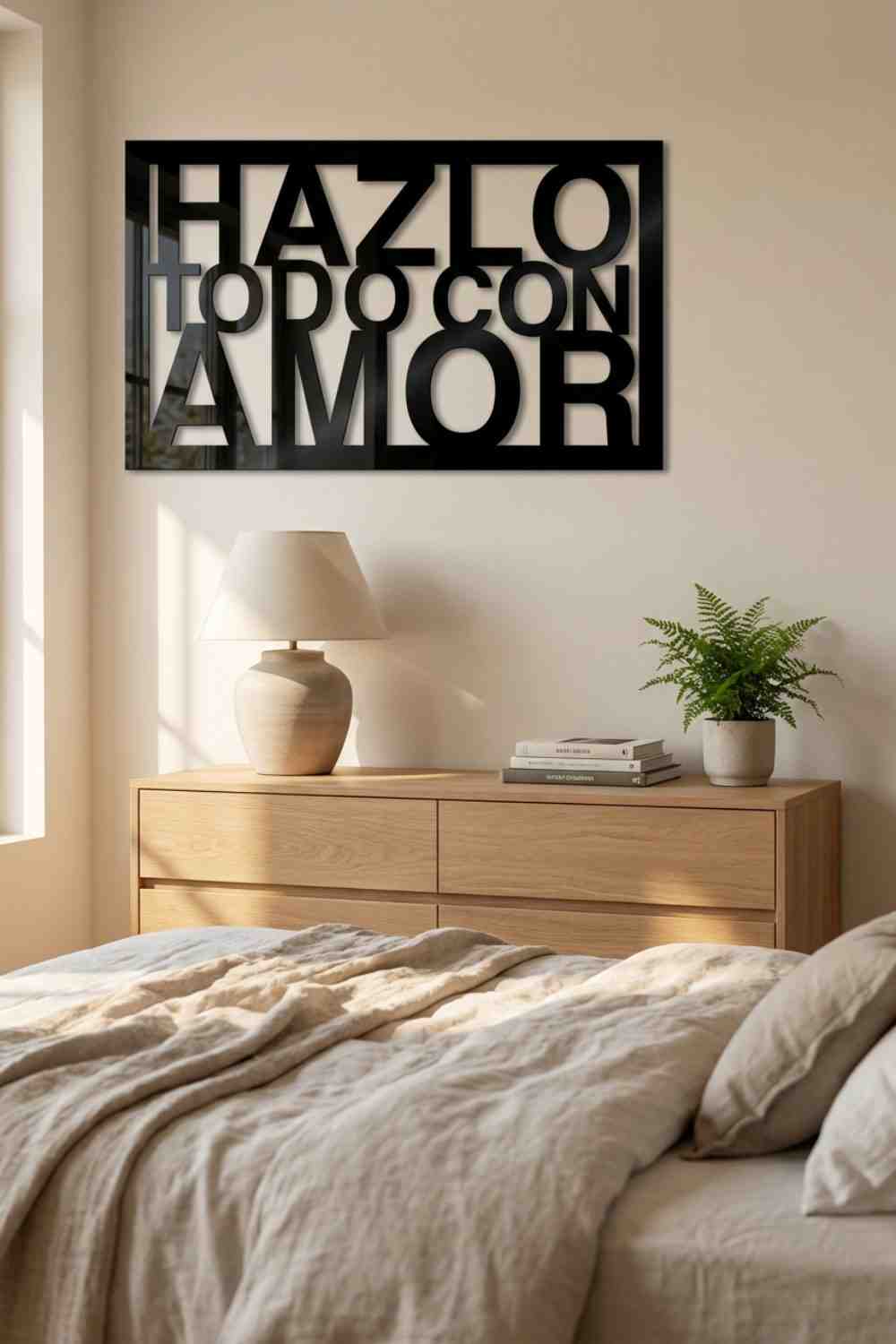 Hazlo Todo Con Amor - Cuadro decorativo | Cortayrecorta.es